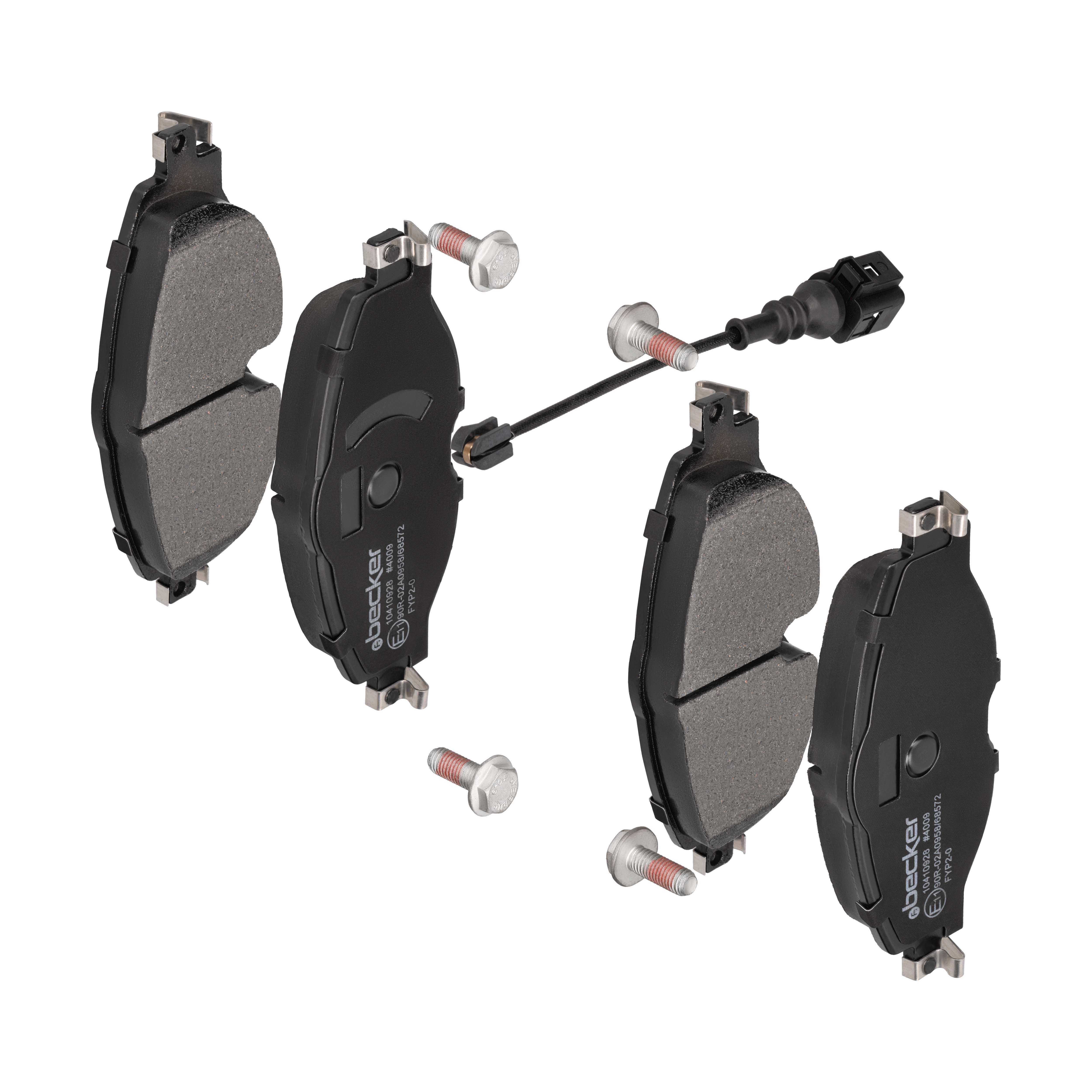 F.BECKER Bremseklodser 10410928 for SEAT VAG VW AUDI SKODA