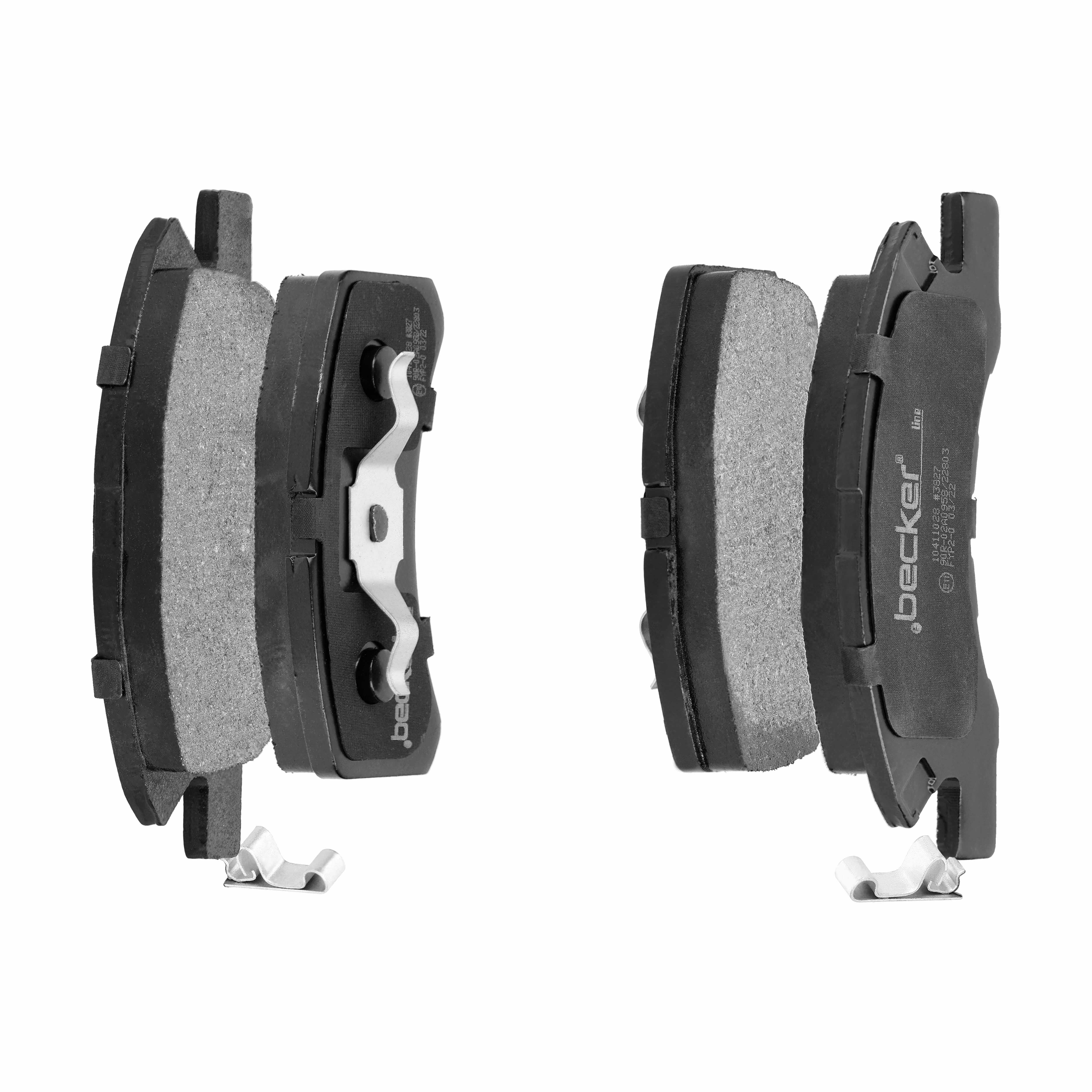 F.BECKER Bremseklodser 10411028 for DAIHATSU MITSUBISHI
