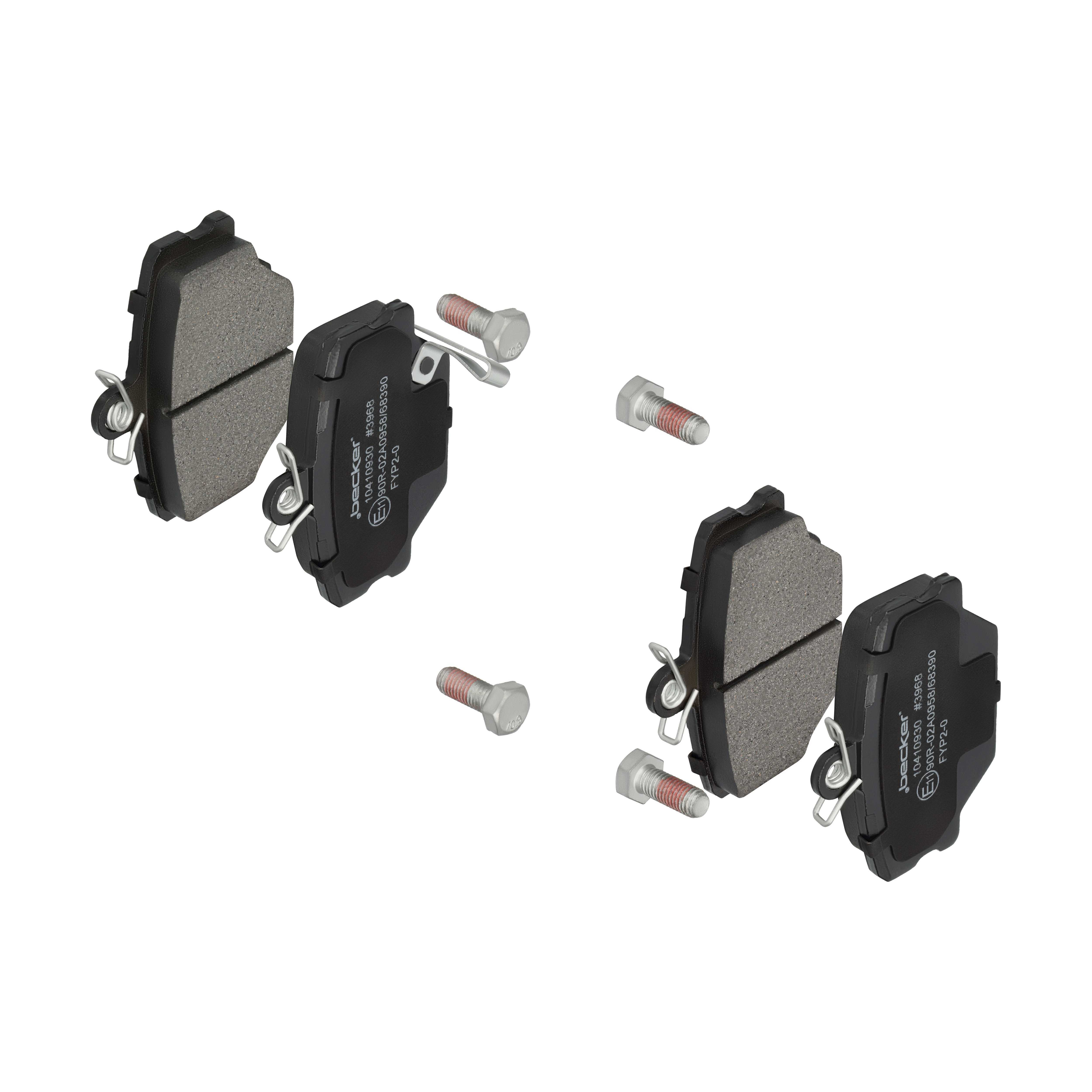 F.BECKER Bremseklodser 10410930 for SMART