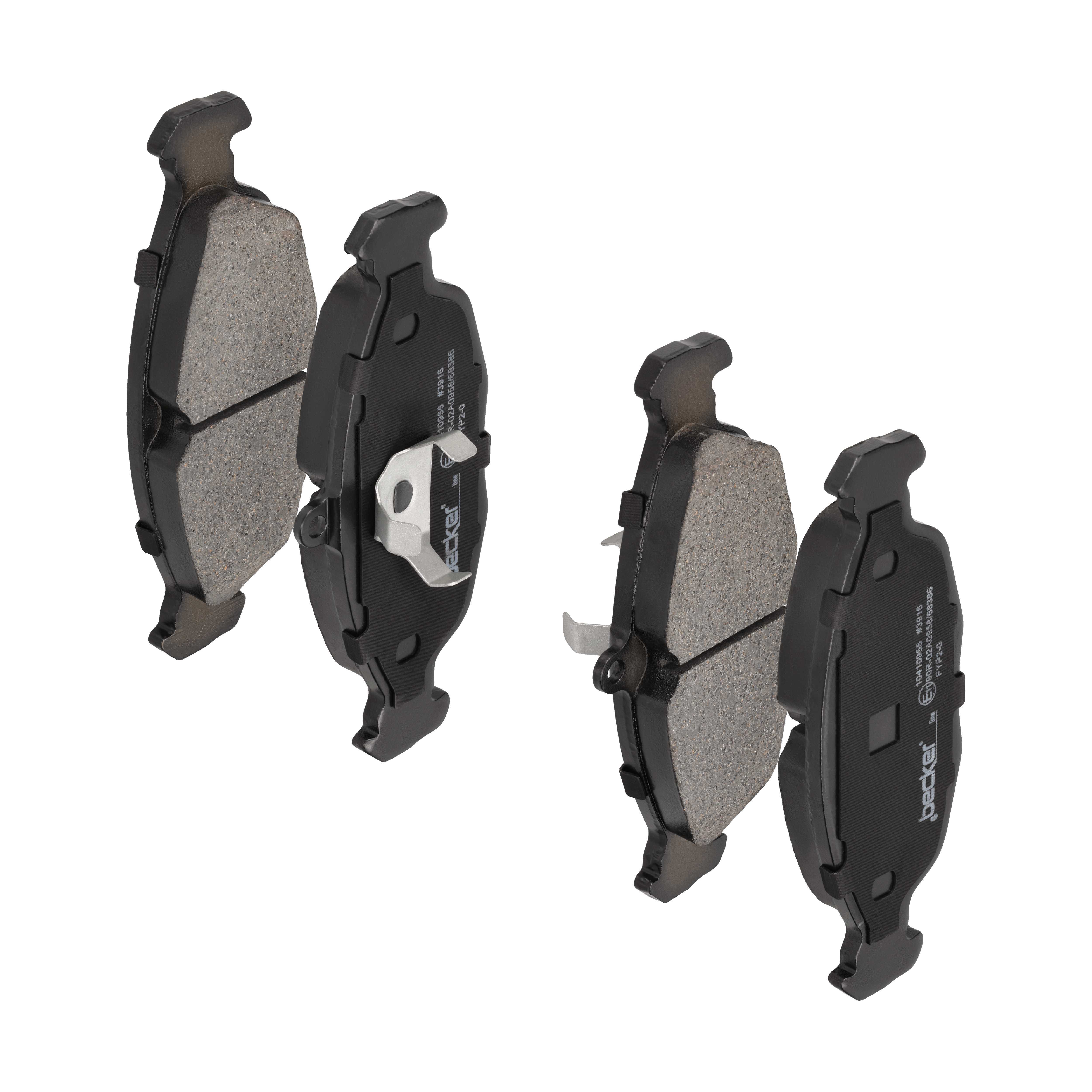 F.BECKER Bremseklodser 10410955 for OPEL DAEWOO CHEVROLET DAIHATSU JAGUAR