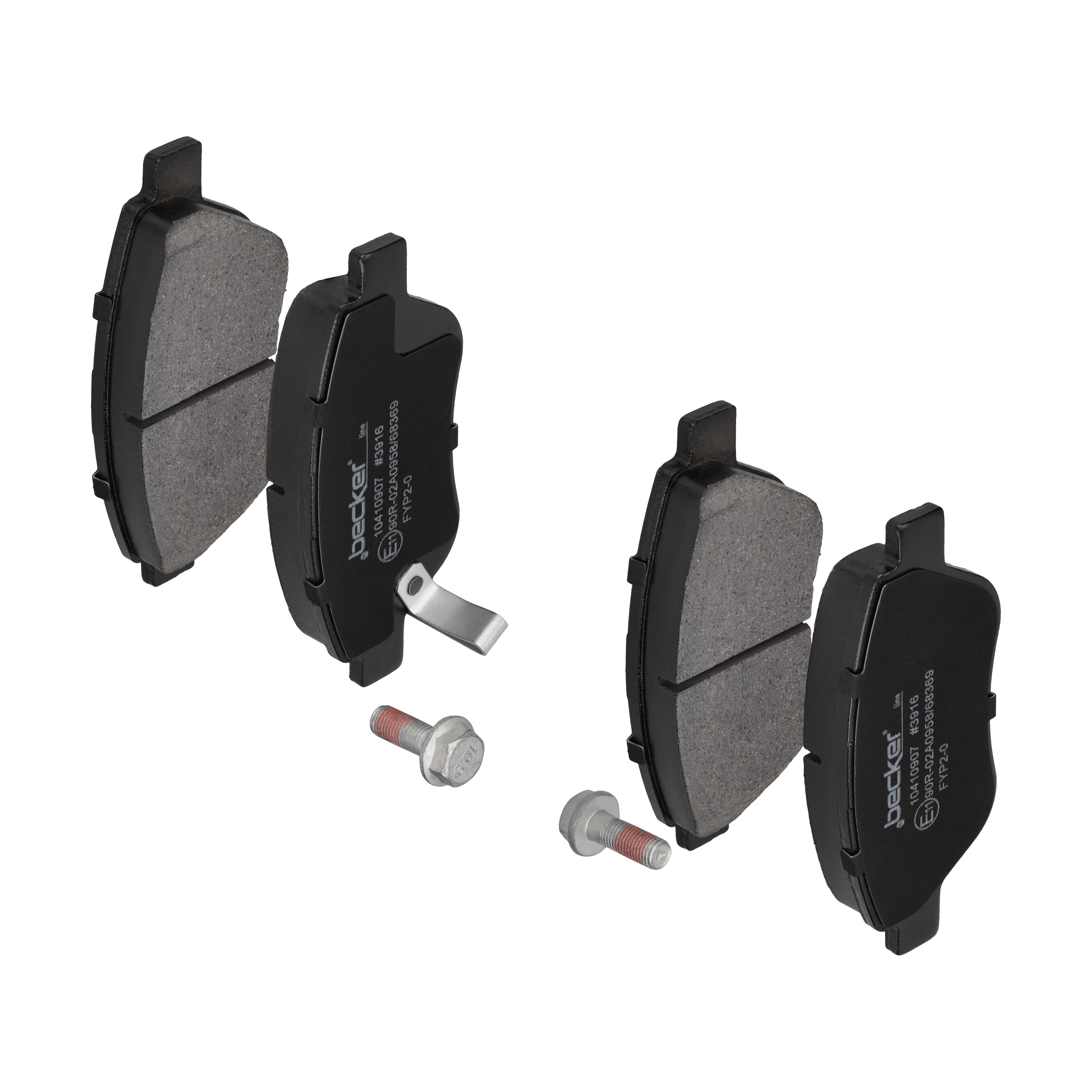 F.BECKER Bremseklodser 10410907 for OPEL VAUXHALL PROTON
