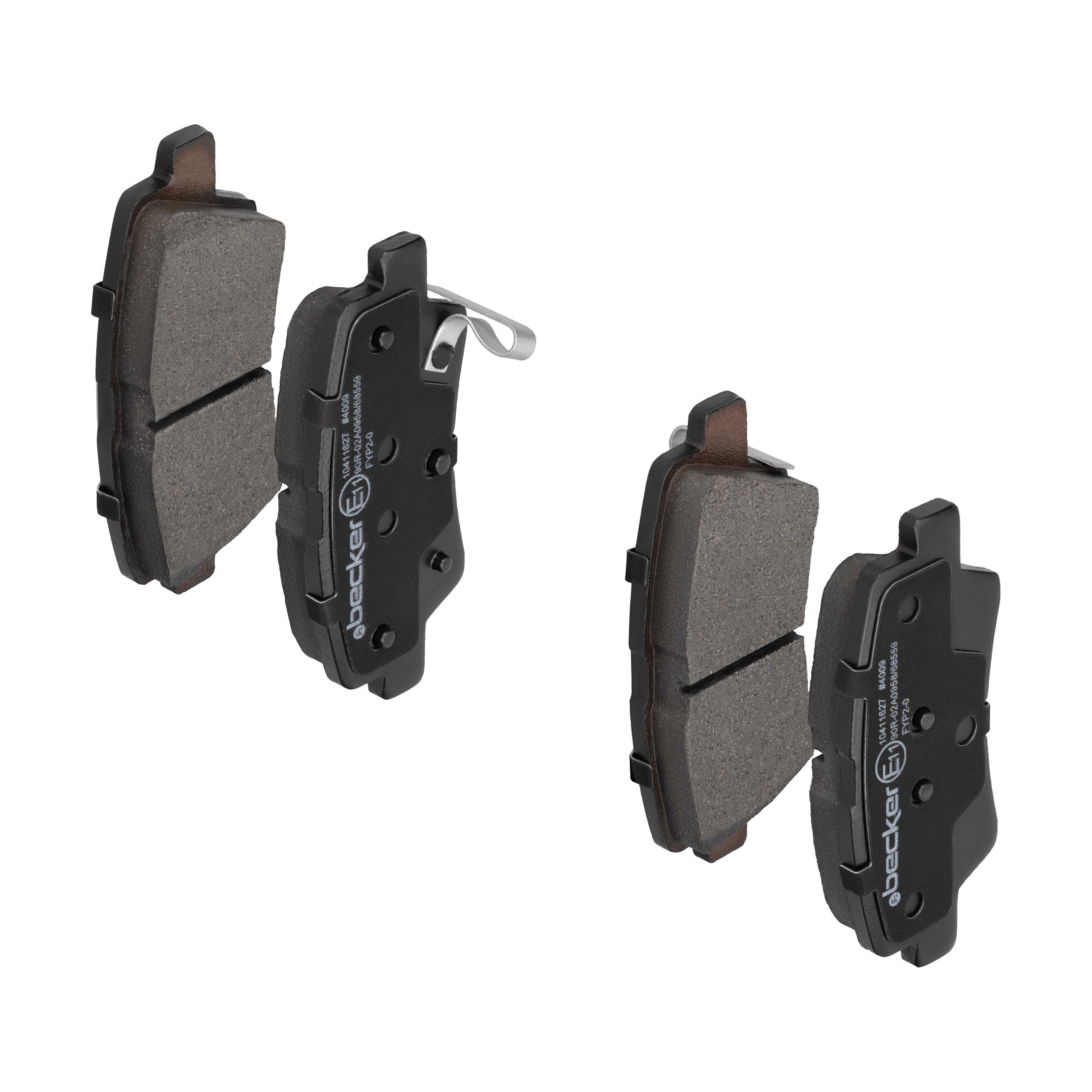 F.BECKER Bremseklodser 10411627 for HYUNDAI KIA KG MOBILITY SSANGYONG