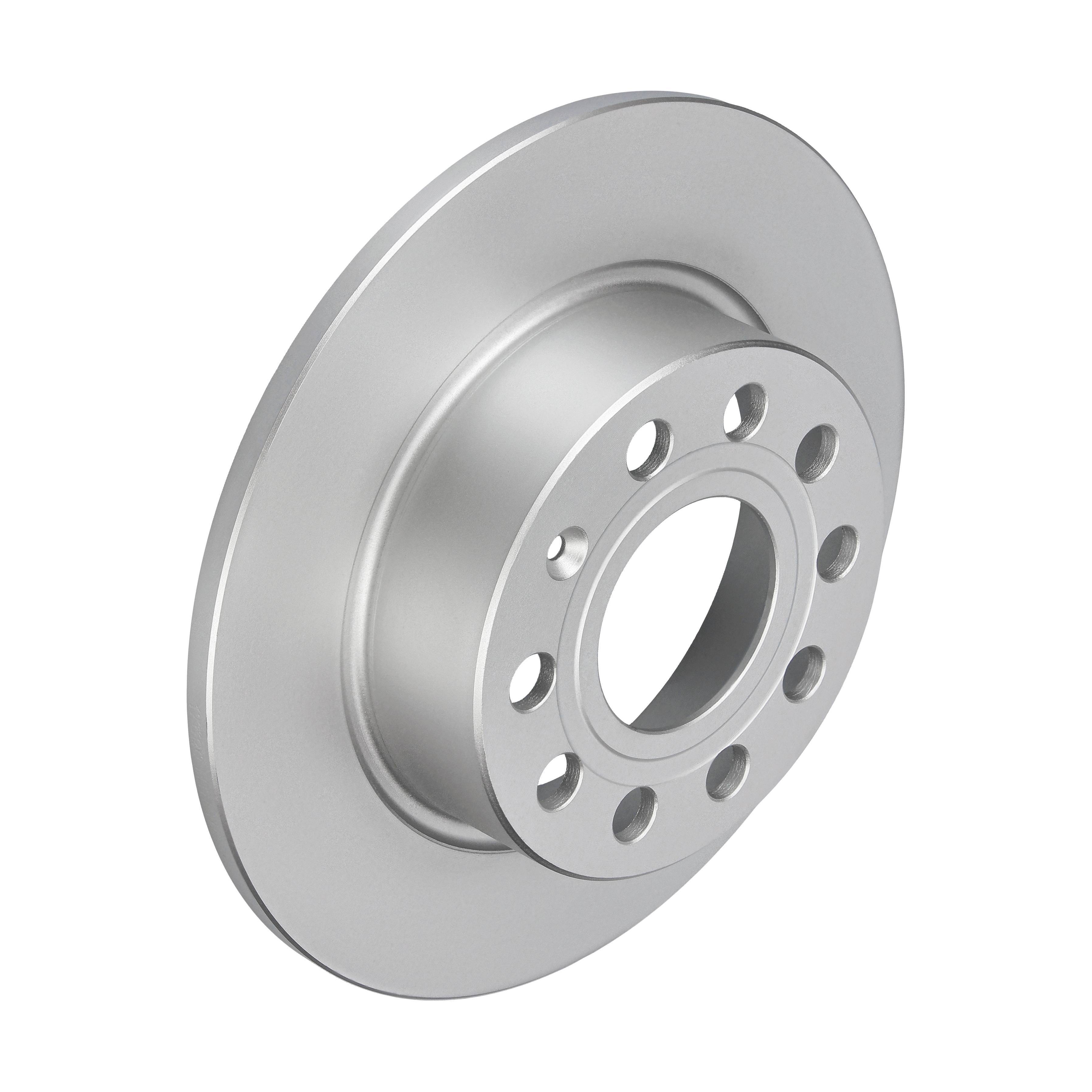 F.BECKER Bremseskive 10211004 fuld 253mm 10mm for SEAT VAG VW