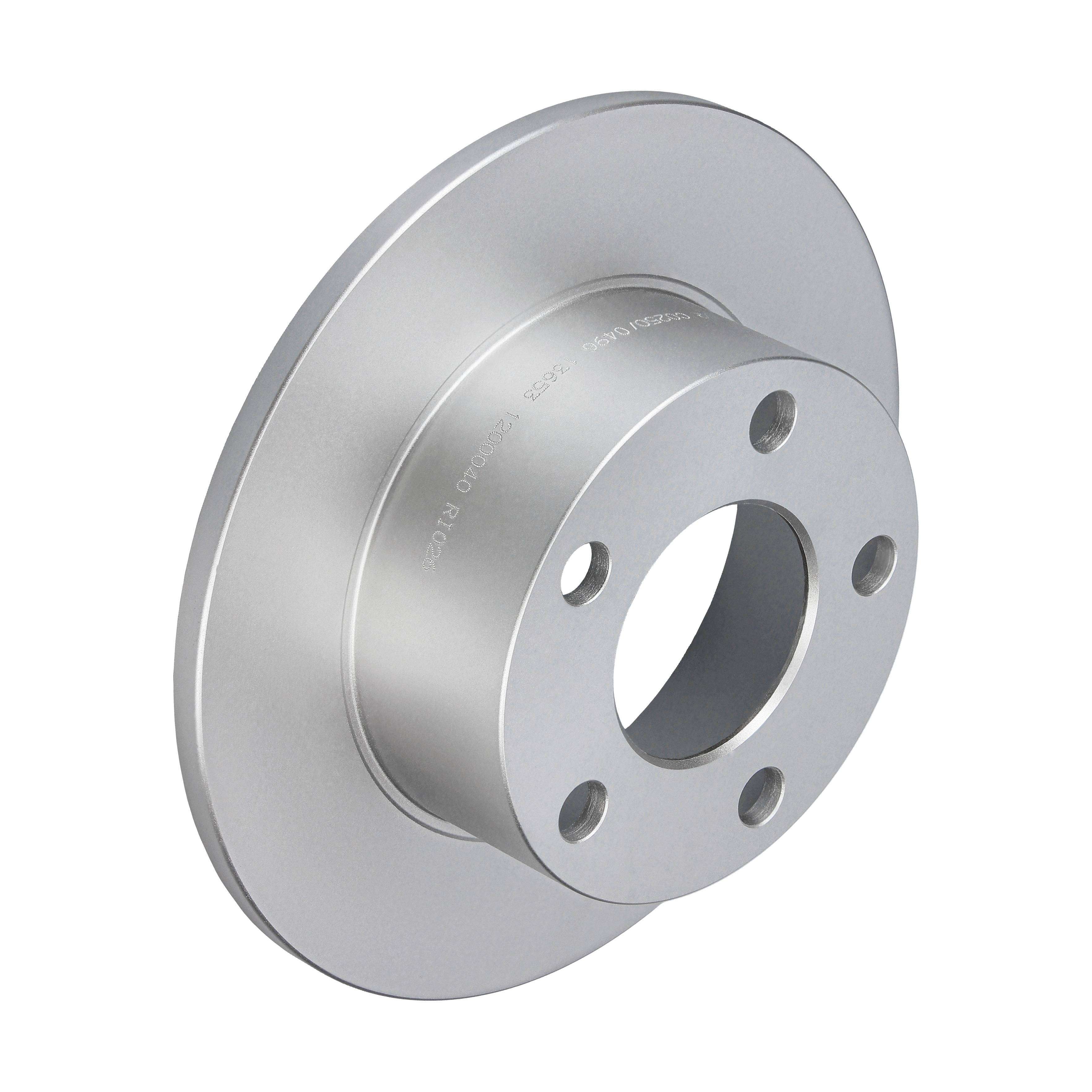 F.BECKER Bremseskive 10211017 fuld 245mm 10mm for VW AUDI