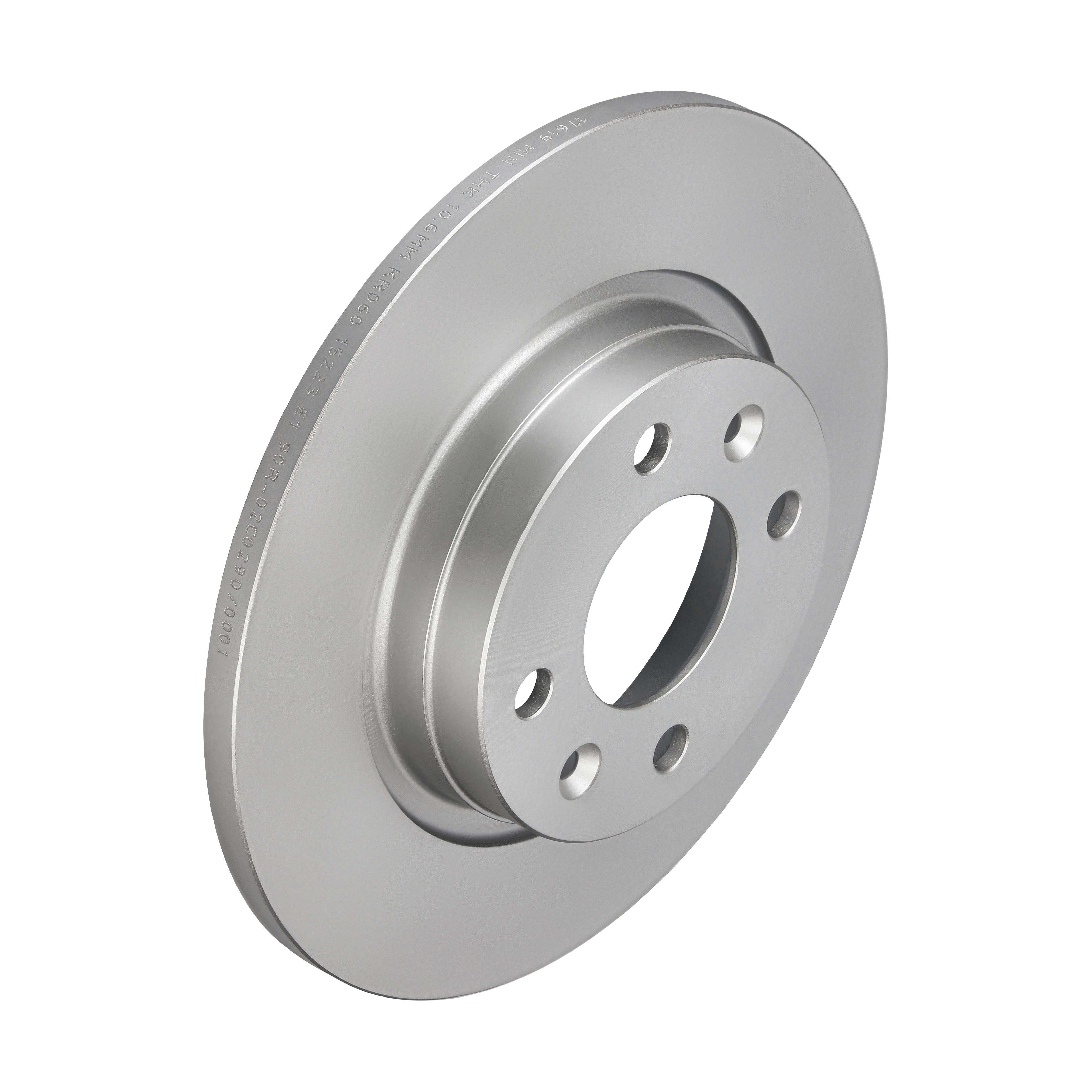 F.BECKER Bremseskive 10211034 fuld 259mm 12mm for RENAULT SMART
