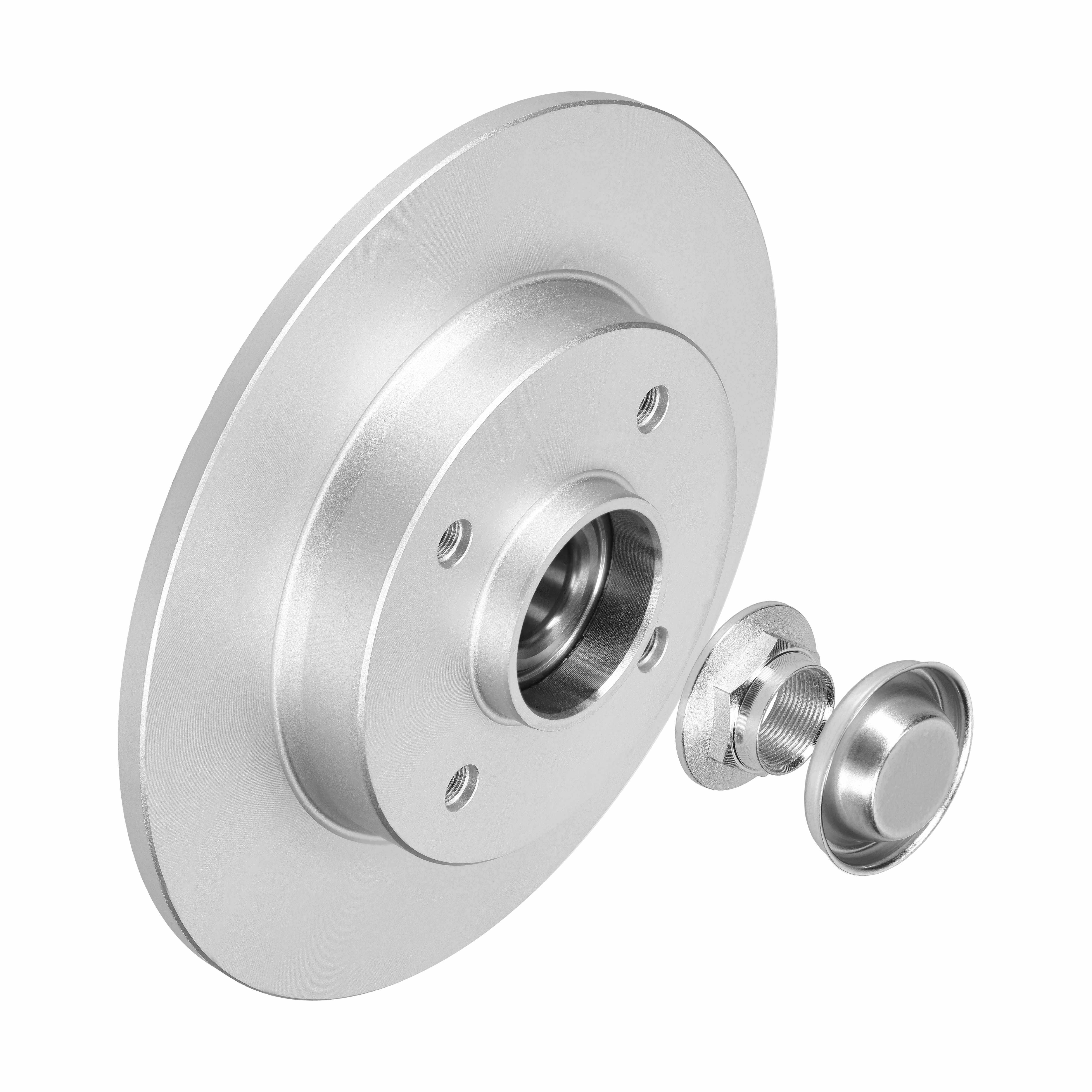 F.BECKER Bremseskive 10211035 fuld 249mm 9mm for PEUGEOT OPEL