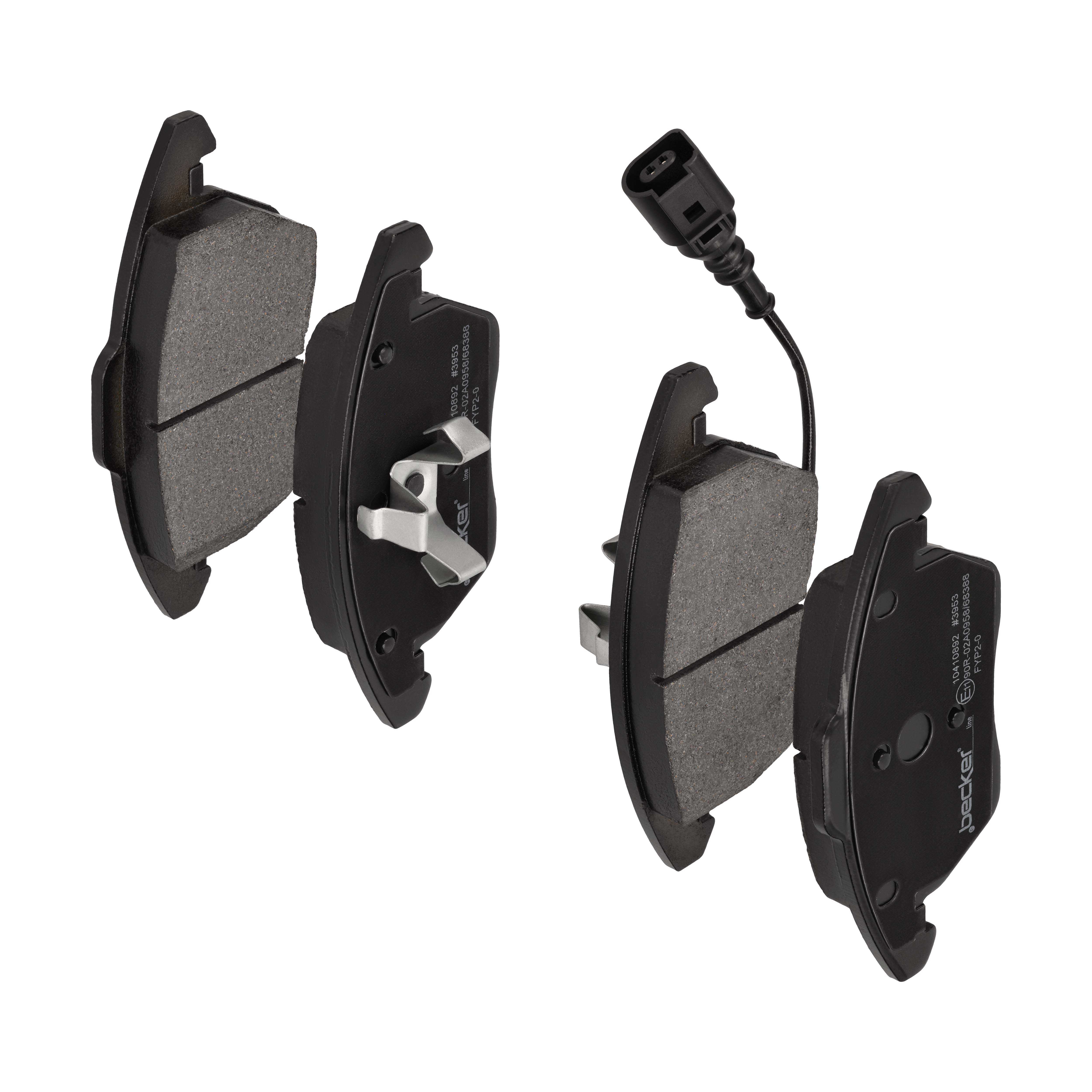 F.BECKER Bremseklodser 10410892 for VAG SEAT AUDI VW