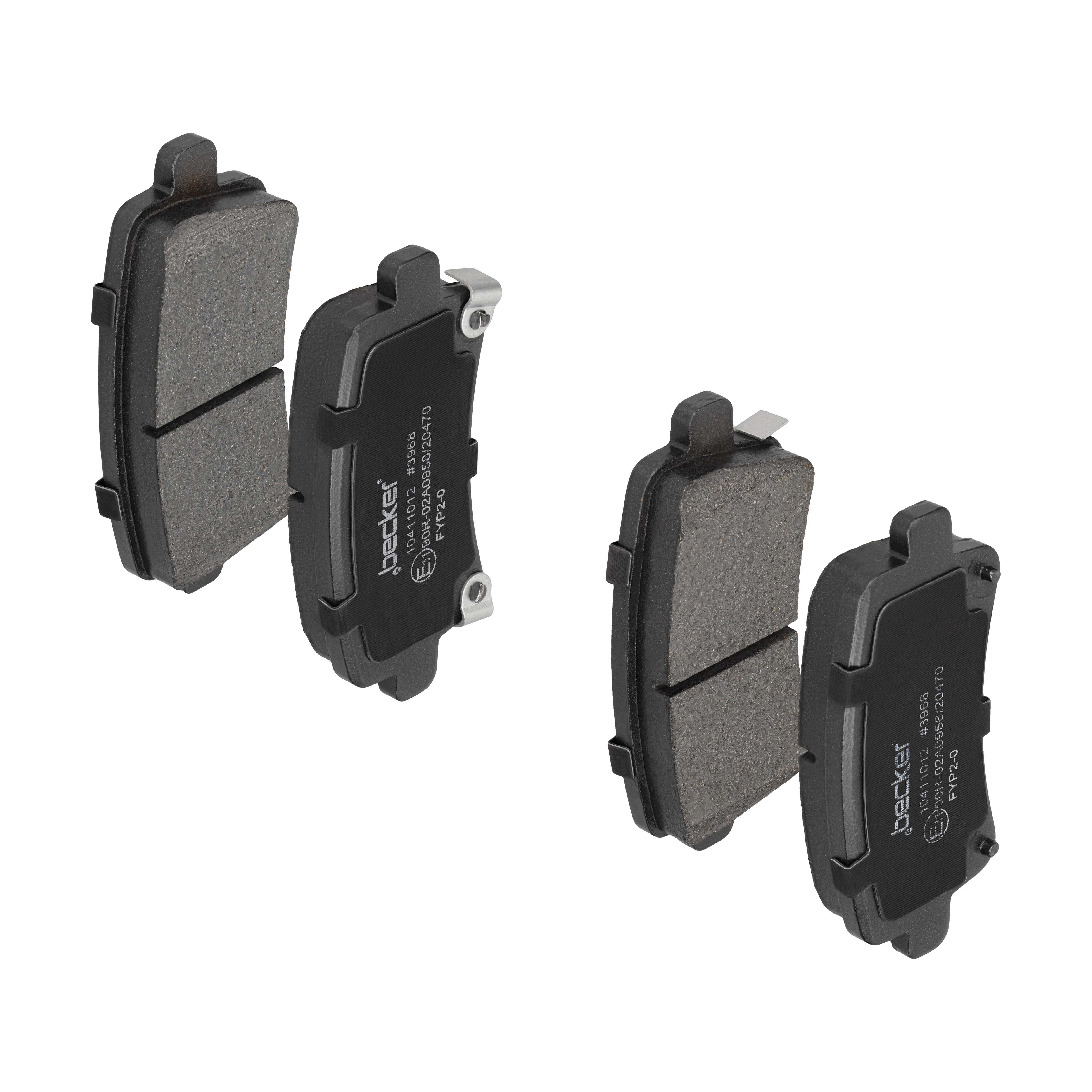 F.BECKER Bremseklodser 10411012 for OPEL SAAB CHEVROLET