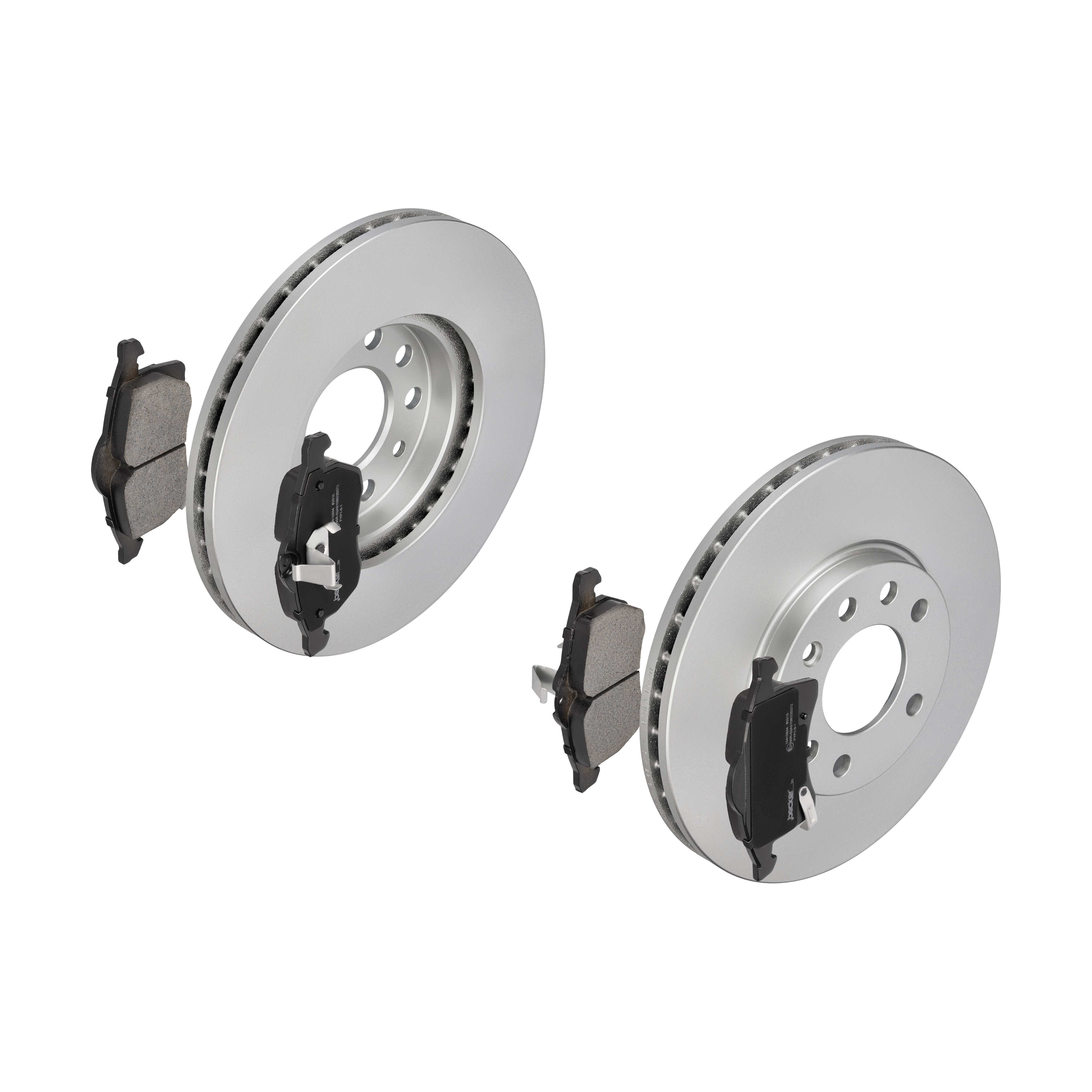 F.BECKER Bremsesæt, skivebremser 13810026 foraksel ventileret 280mm 24,8mm for OPEL