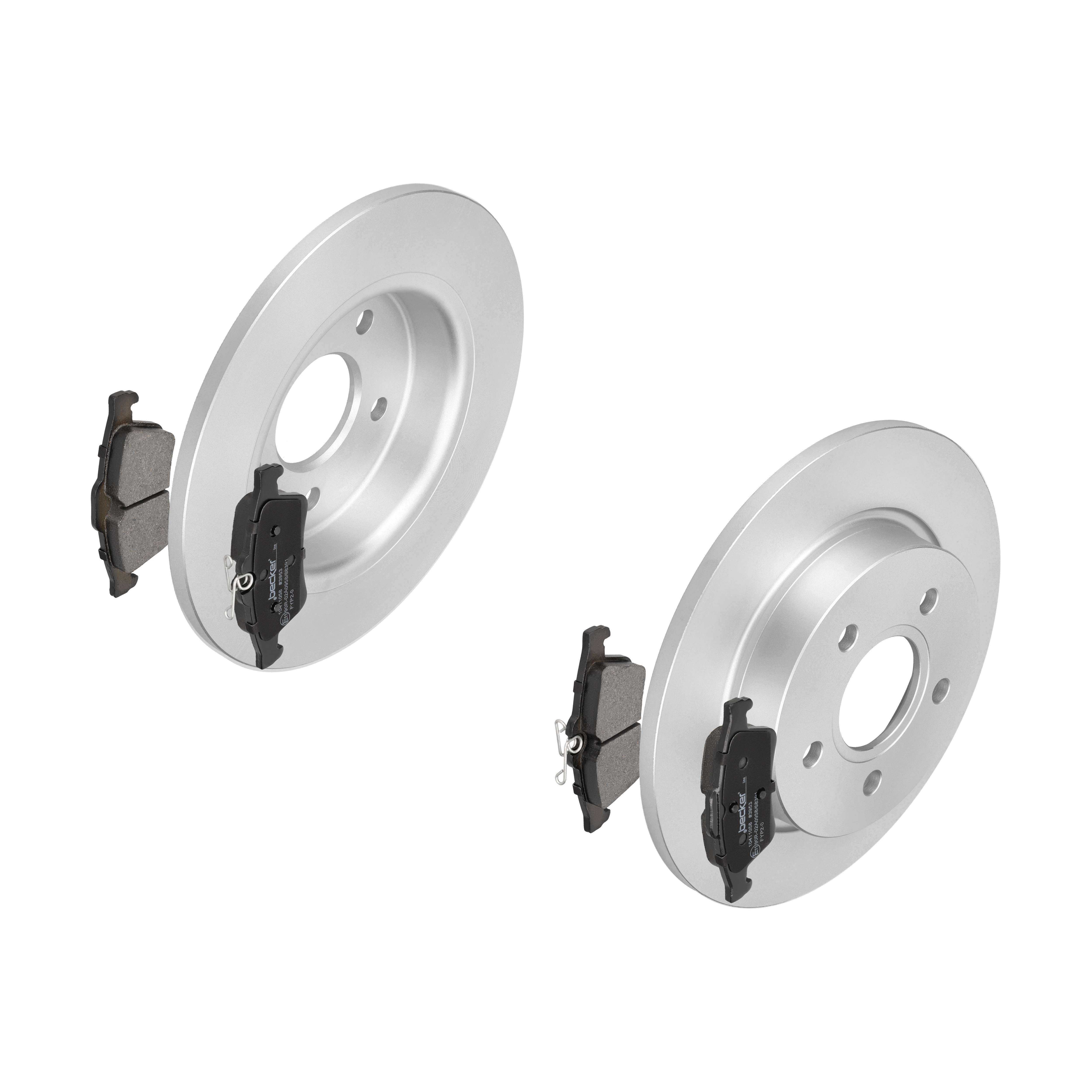 F.BECKER Bremsesæt, skivebremser 13810054 bagaksel fuld 271mm 11mm for PEUGEOT FORD OPEL VOLVO SAAB GENERAL MOTORS MAZDA