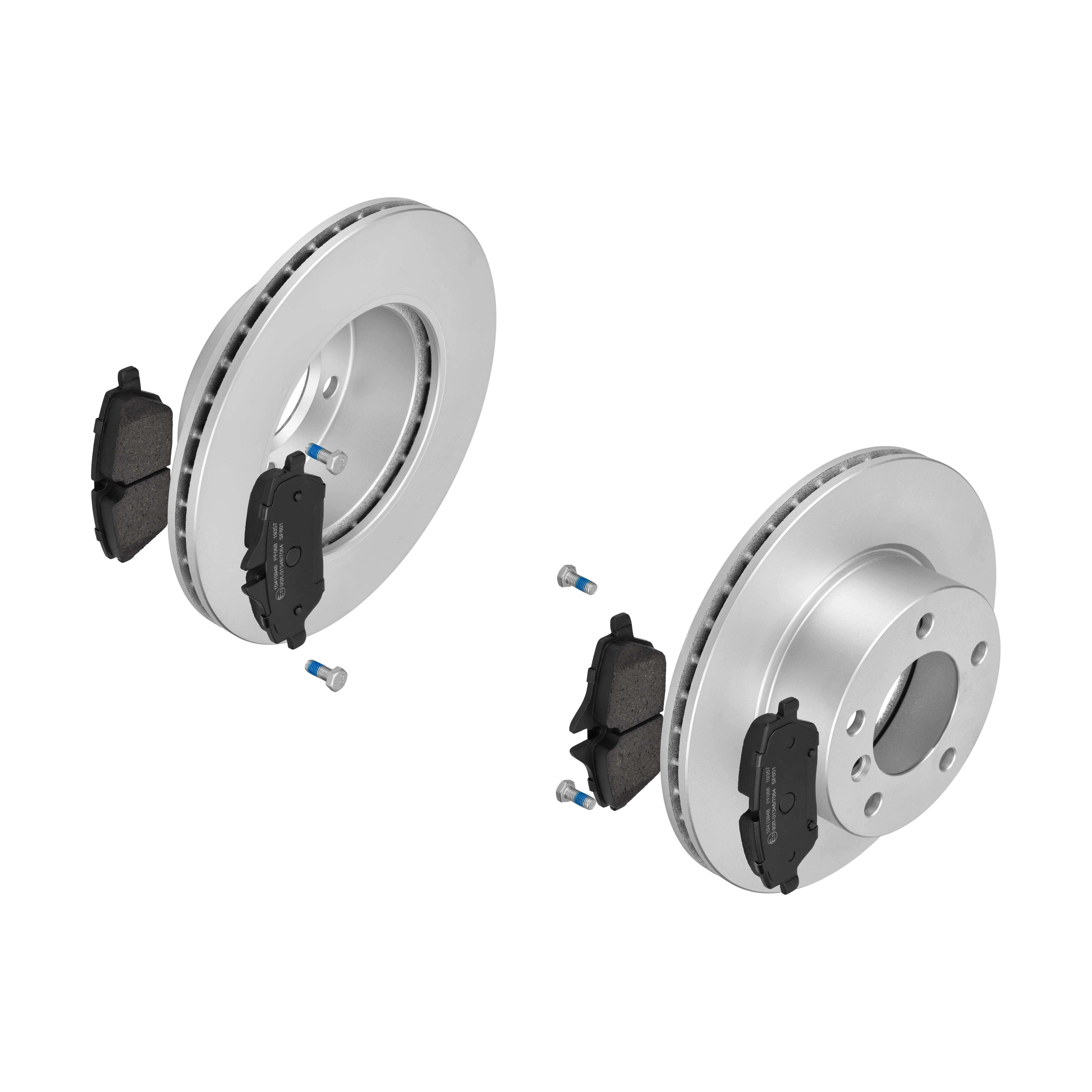 F.BECKER Bremsesæt, skivebremser 13810091 foraksel ventileret 284mm 22mm for BMW