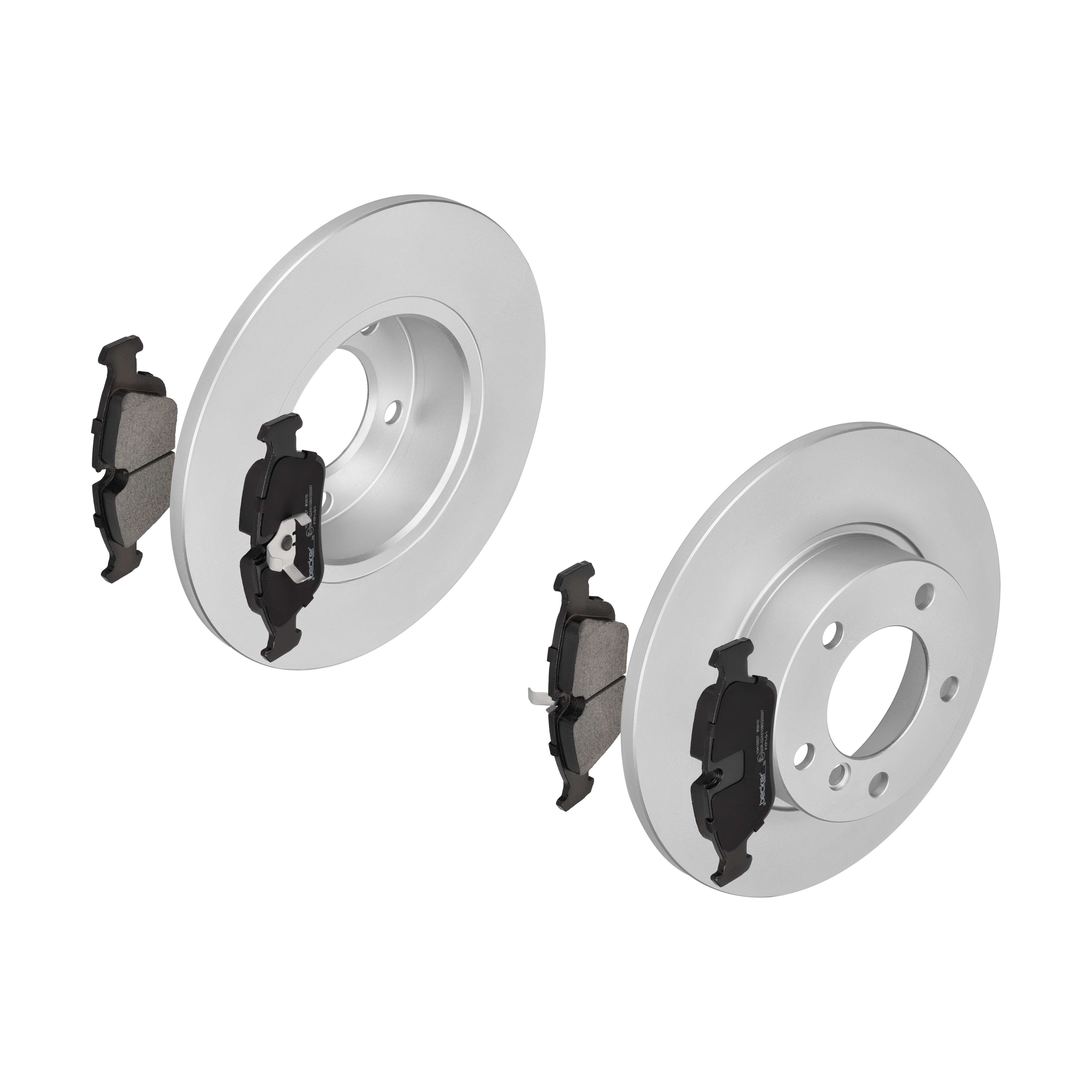F.BECKER Bremsesæt, skivebremser 13810149 foraksel fuld 286mm 12mm for BMW