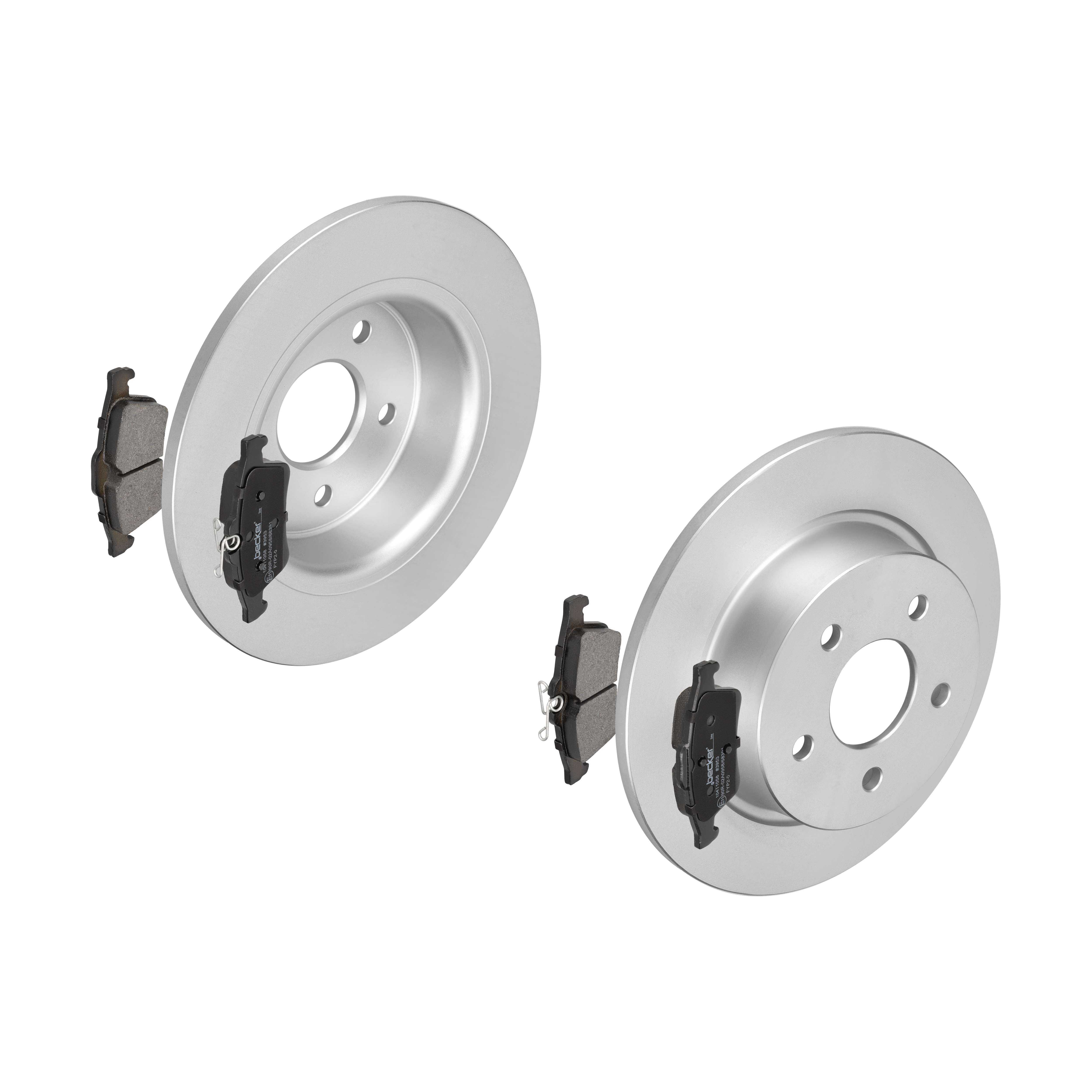 F.BECKER Bremsesæt, skivebremser 13810178 bagaksel fuld 280mm 16,6mm for PEUGEOT FORD OPEL VOLVO SAAB GENERAL MOTORS MAZDA
