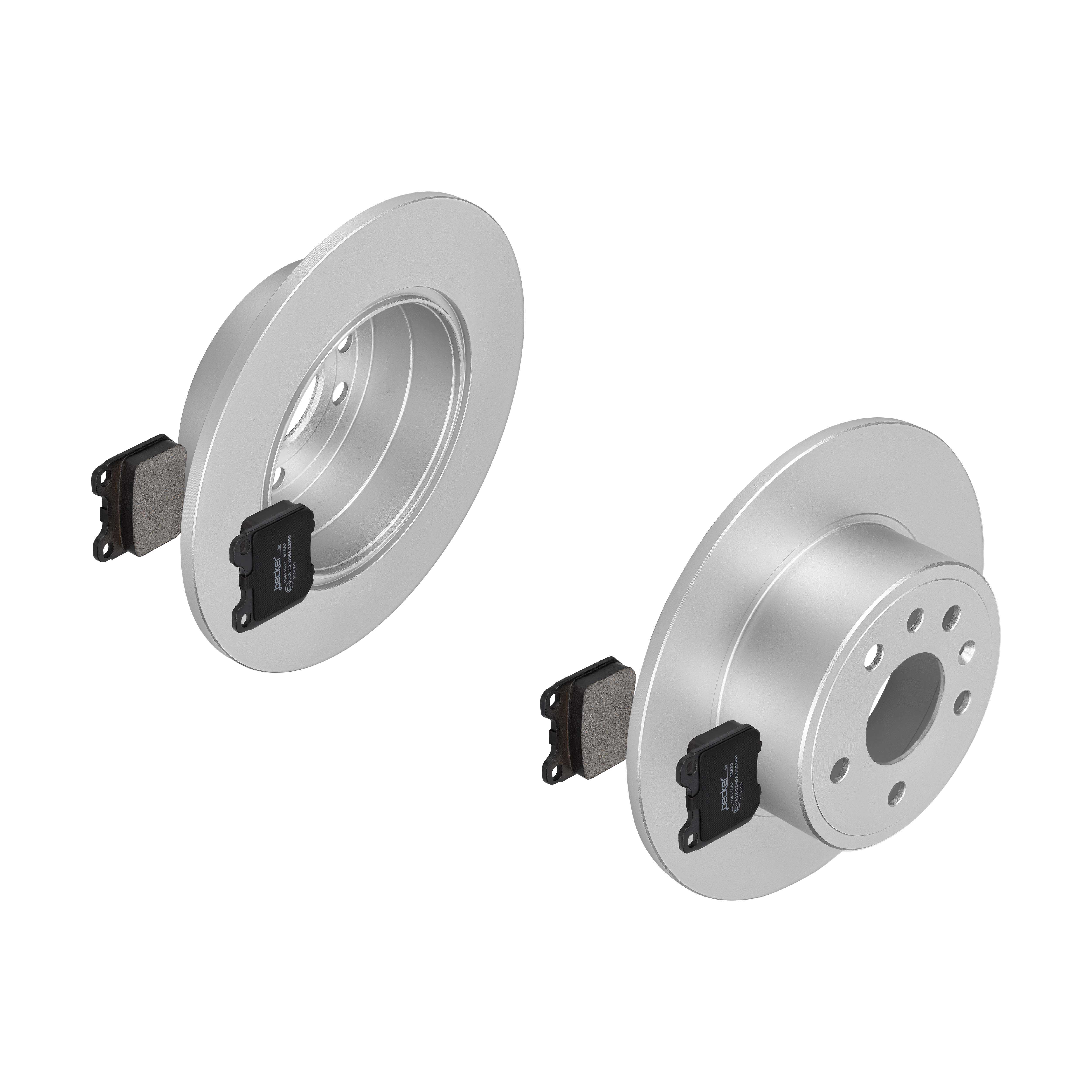 F.BECKER Bremsesæt, skivebremser 13810213 bagaksel fuld 286mm 10mm for OPEL SAAB