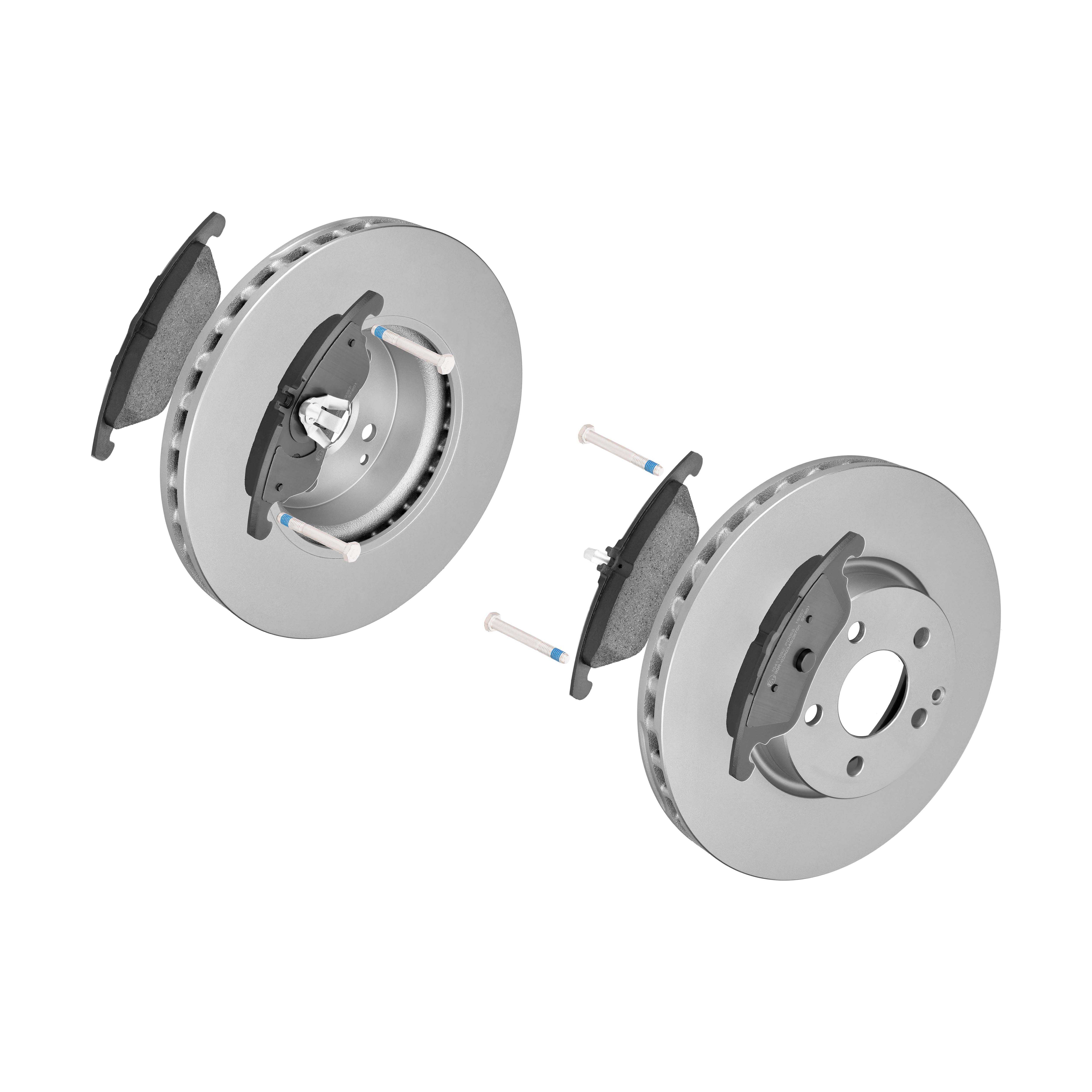 F.BECKER Bremsesæt, skivebremser 13810249 foraksel ventileret 322mm 32mm for MERCEDES-BENZ