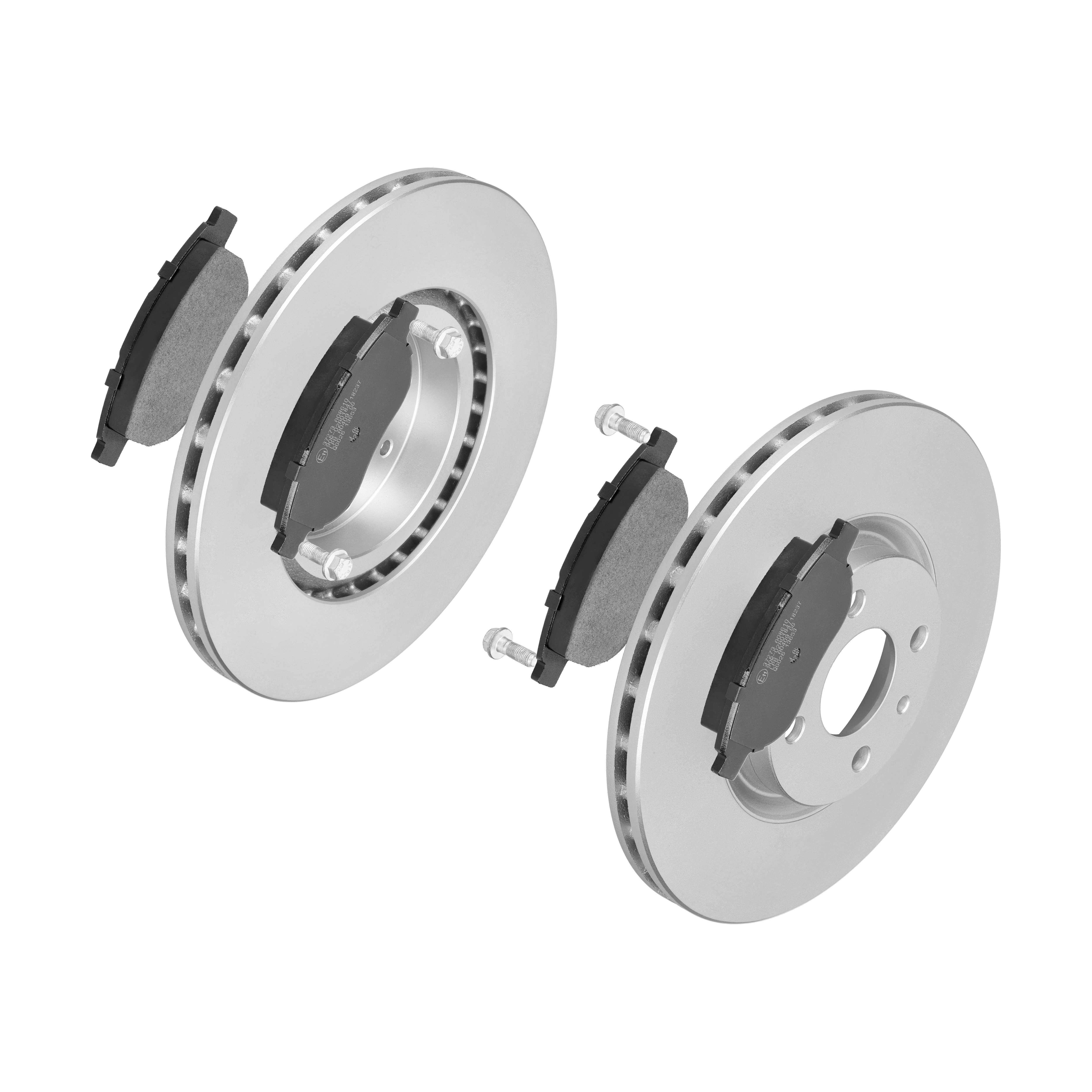 F.BECKER Bremsesæt, skivebremser 13810303 foraksel ventileret 284mm 22mm for PEUGEOT CITROËN OPEL FIAT