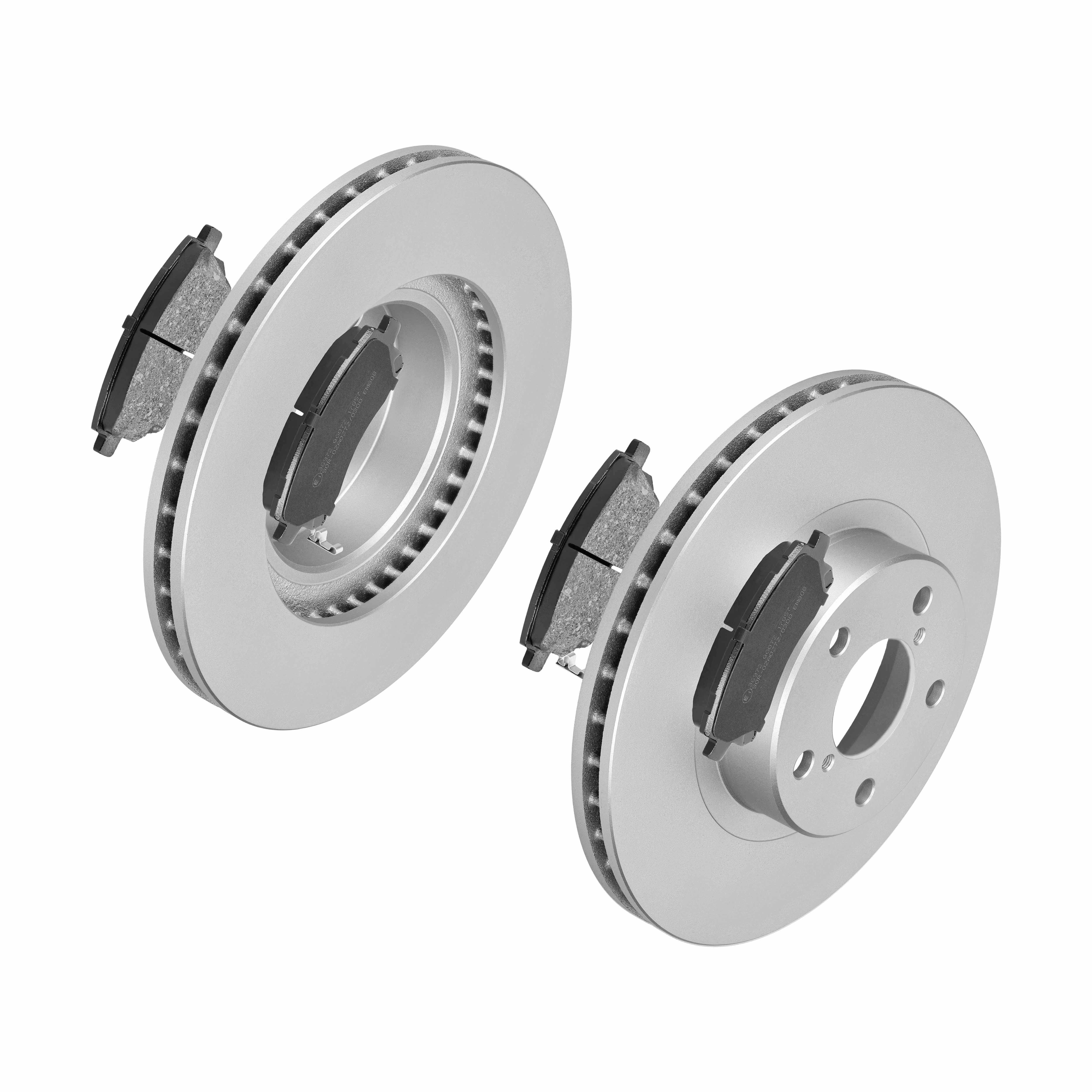 F.BECKER Bremsesæt, skivebremser 13810317 foraksel ventileret 277mm 24mm for SUBARU