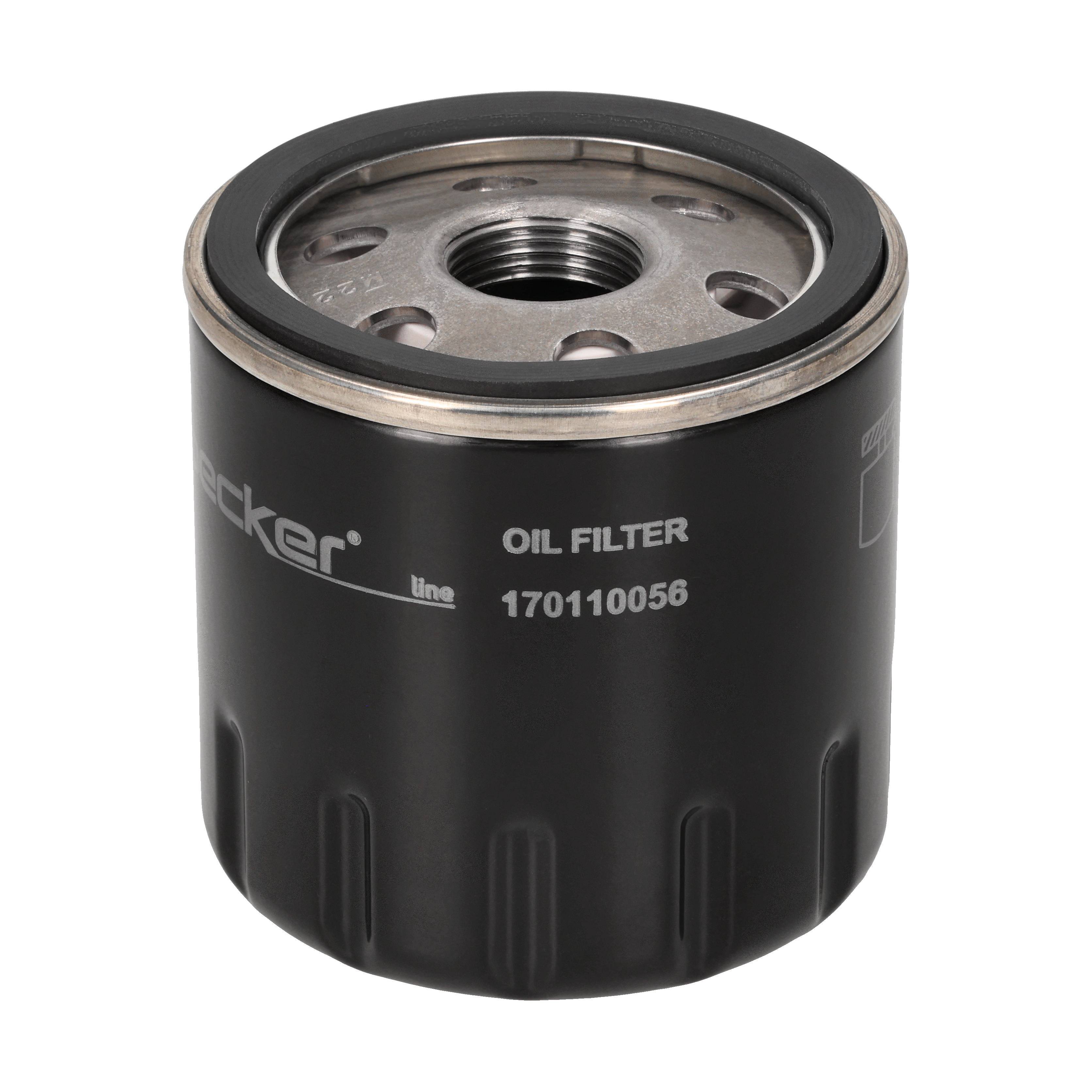 F.BECKER Oliefilter 170110056 Påskruet 79mm M22x1.5 for OPEL CHEVROLET GENERAL MOTORS FIAT