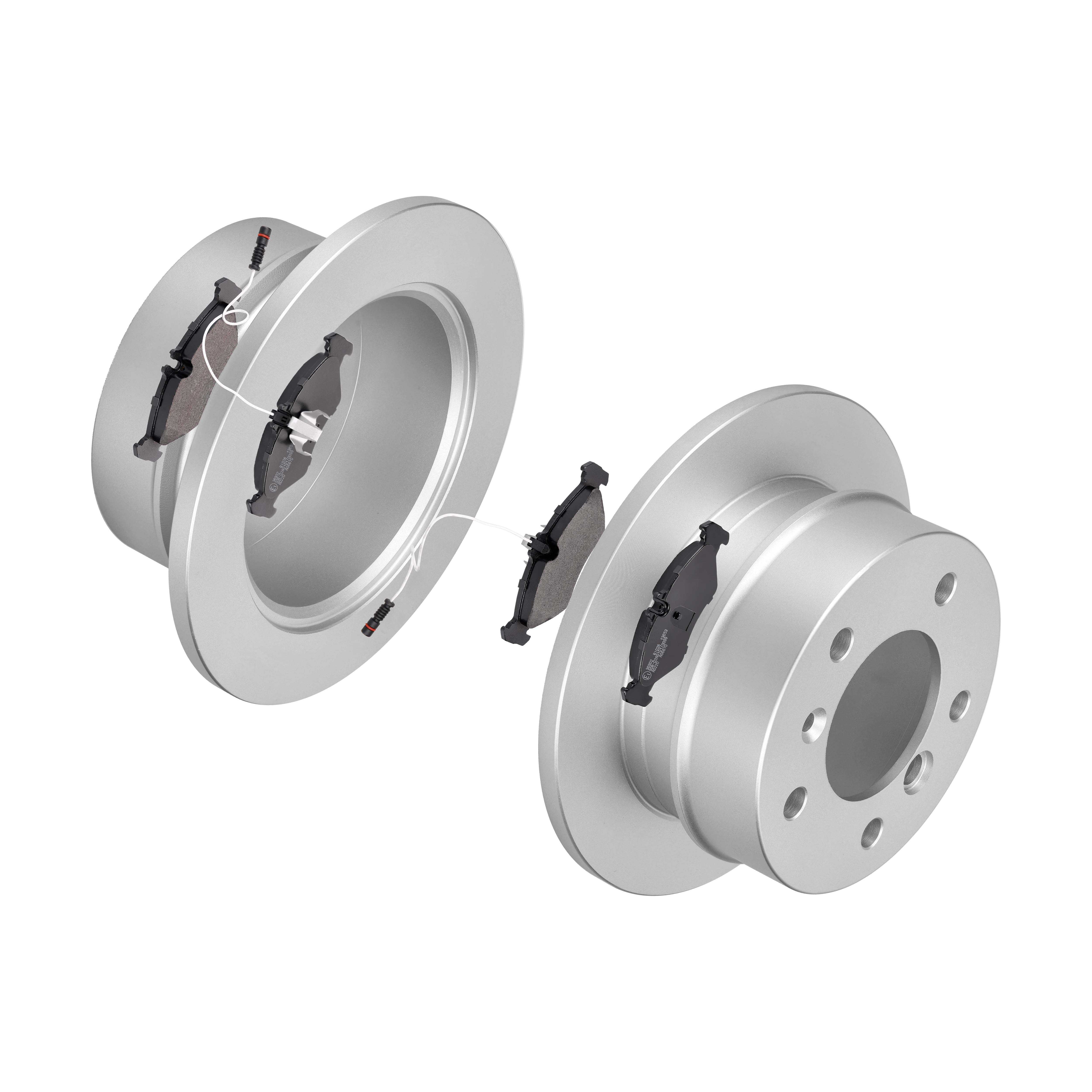 F.BECKER Bremsesæt, skivebremser 13810329 bagaksel fuld 258mm 12mm for MERCEDES-BENZ VAG AUDI