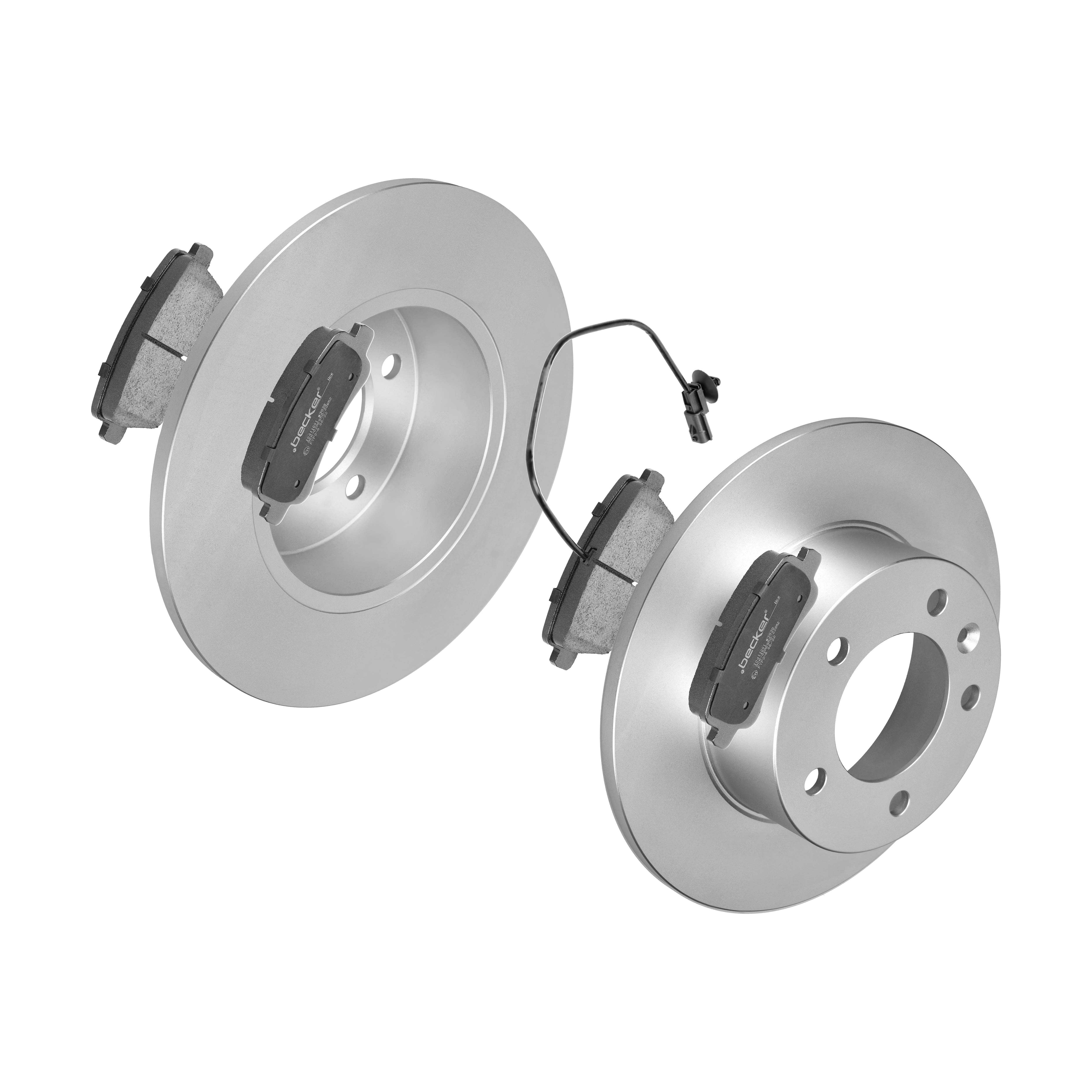 F.BECKER Bremsesæt, skivebremser 13810394 bagaksel fuld 305mm 12mm for OPEL NISSAN RENAULT