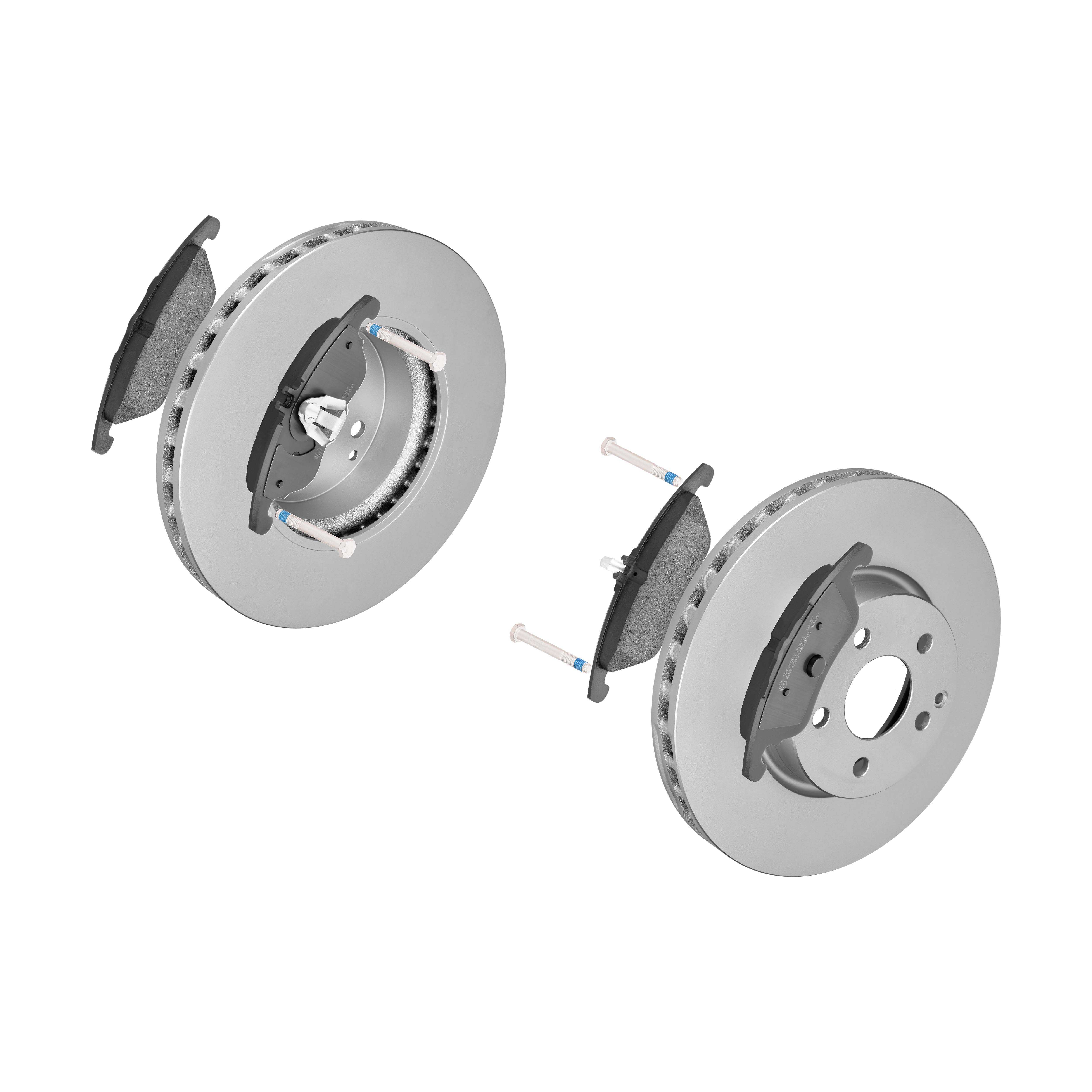 F.BECKER Bremsesæt, skivebremser 13810404 foraksel ventileret 322mm 32mm for MERCEDES-BENZ