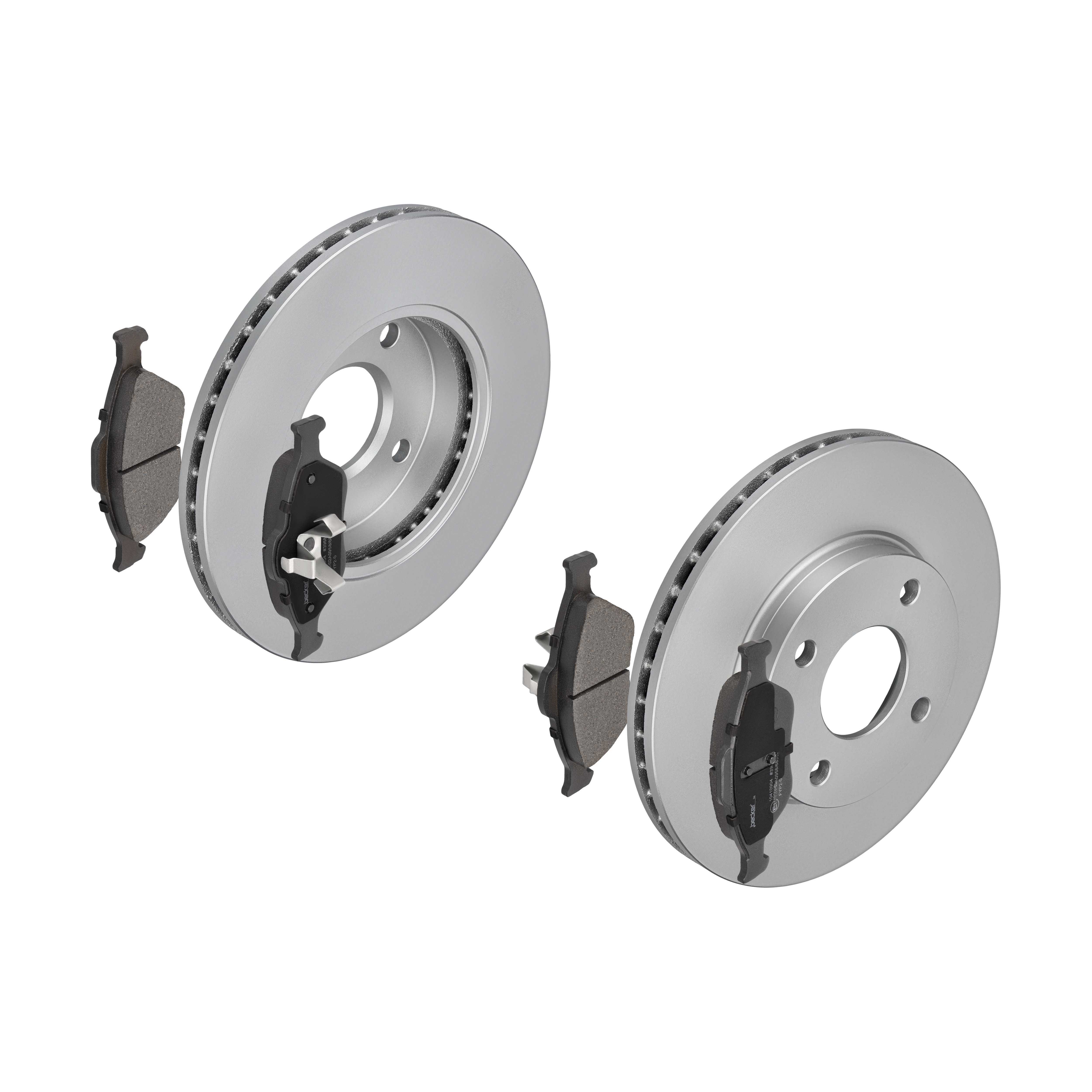 F.BECKER Bremsesæt, skivebremser 13810015 foraksel ventileret 258mm 22mm for FORD MAZDA