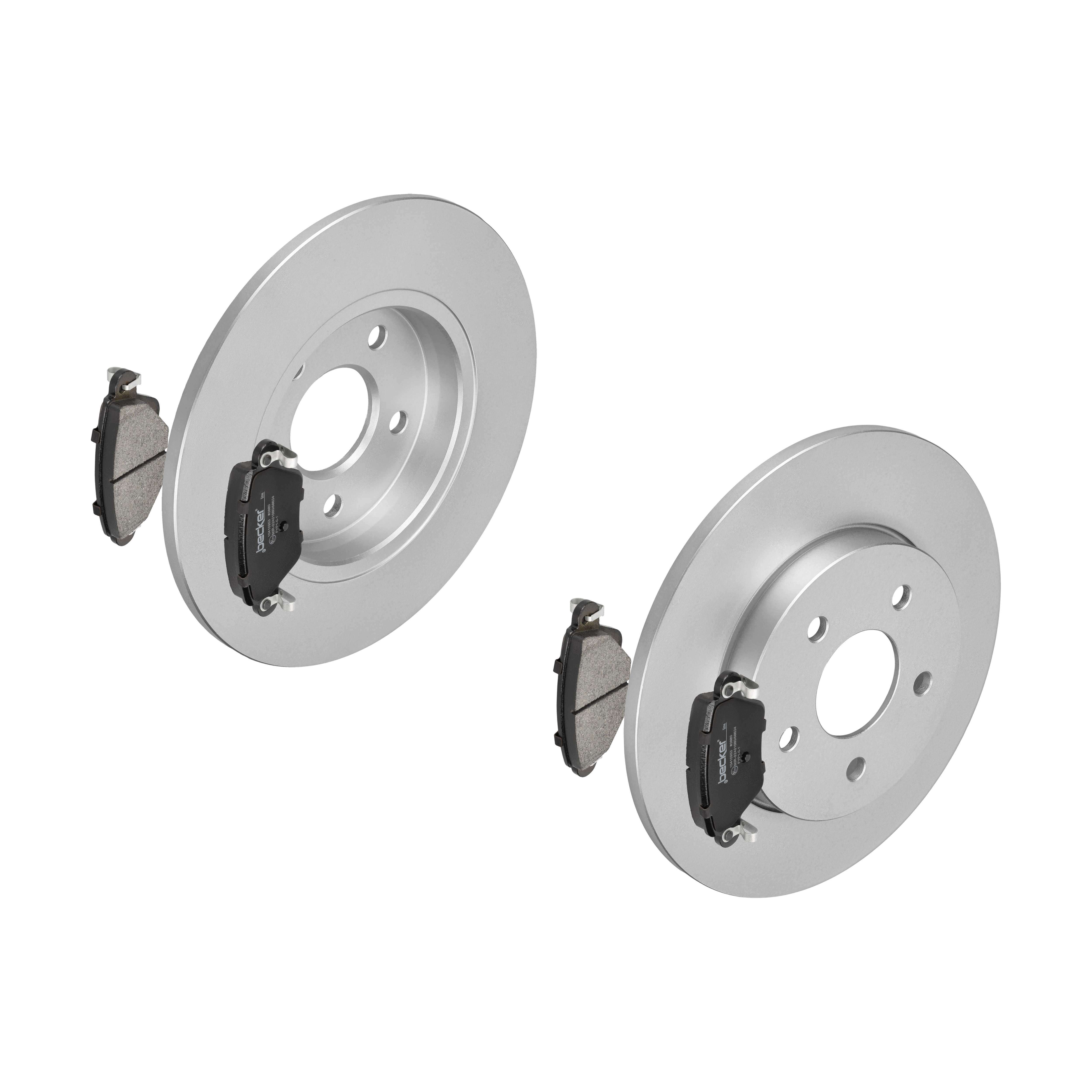 F.BECKER Bremsesæt, skivebremser 13810039 bagaksel fuld 280mm 12mm for FORD JAGUAR