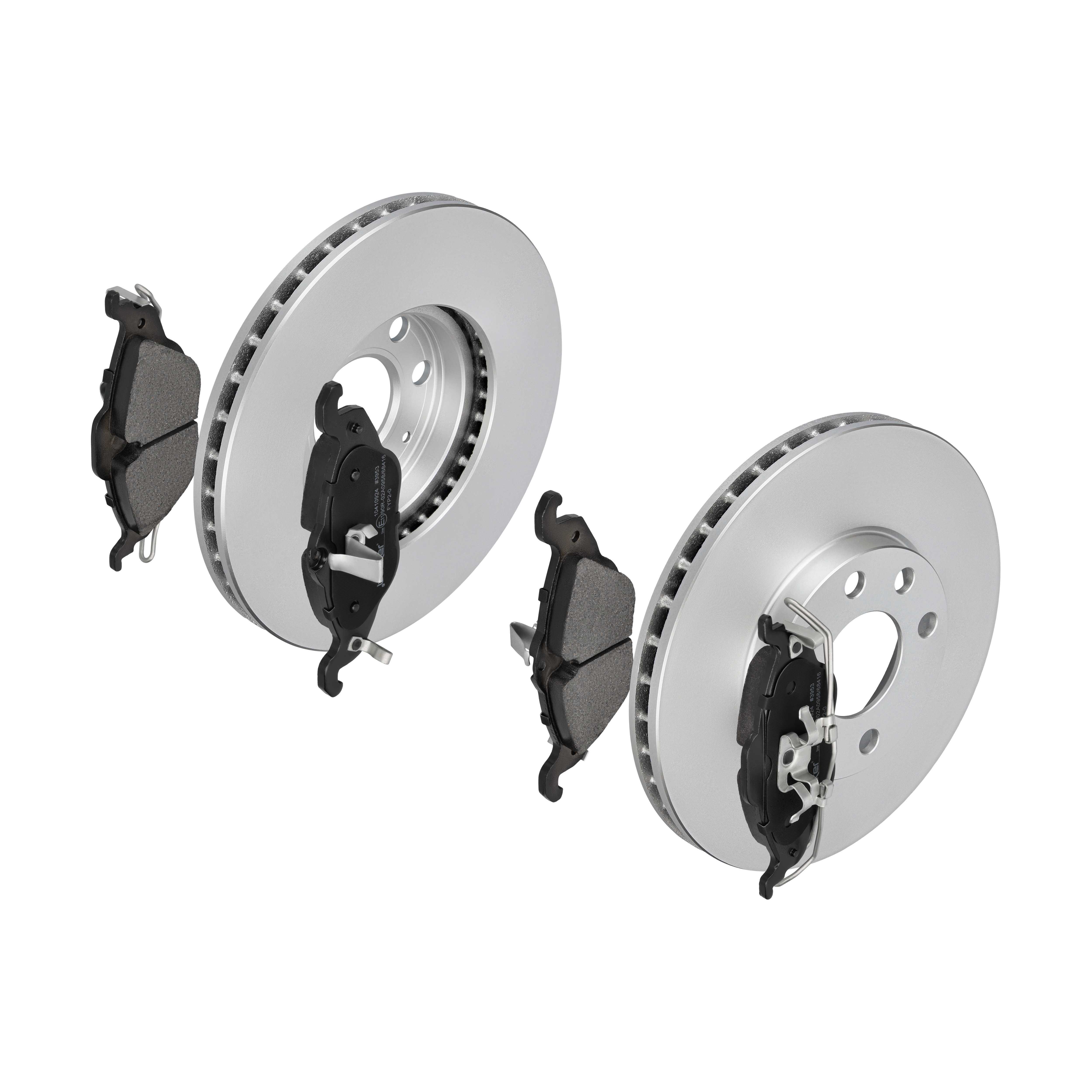 F.BECKER Bremsesæt, skivebremser 13810013 foraksel ventileret 256mm 23,8mm for OPEL VAUXHALL