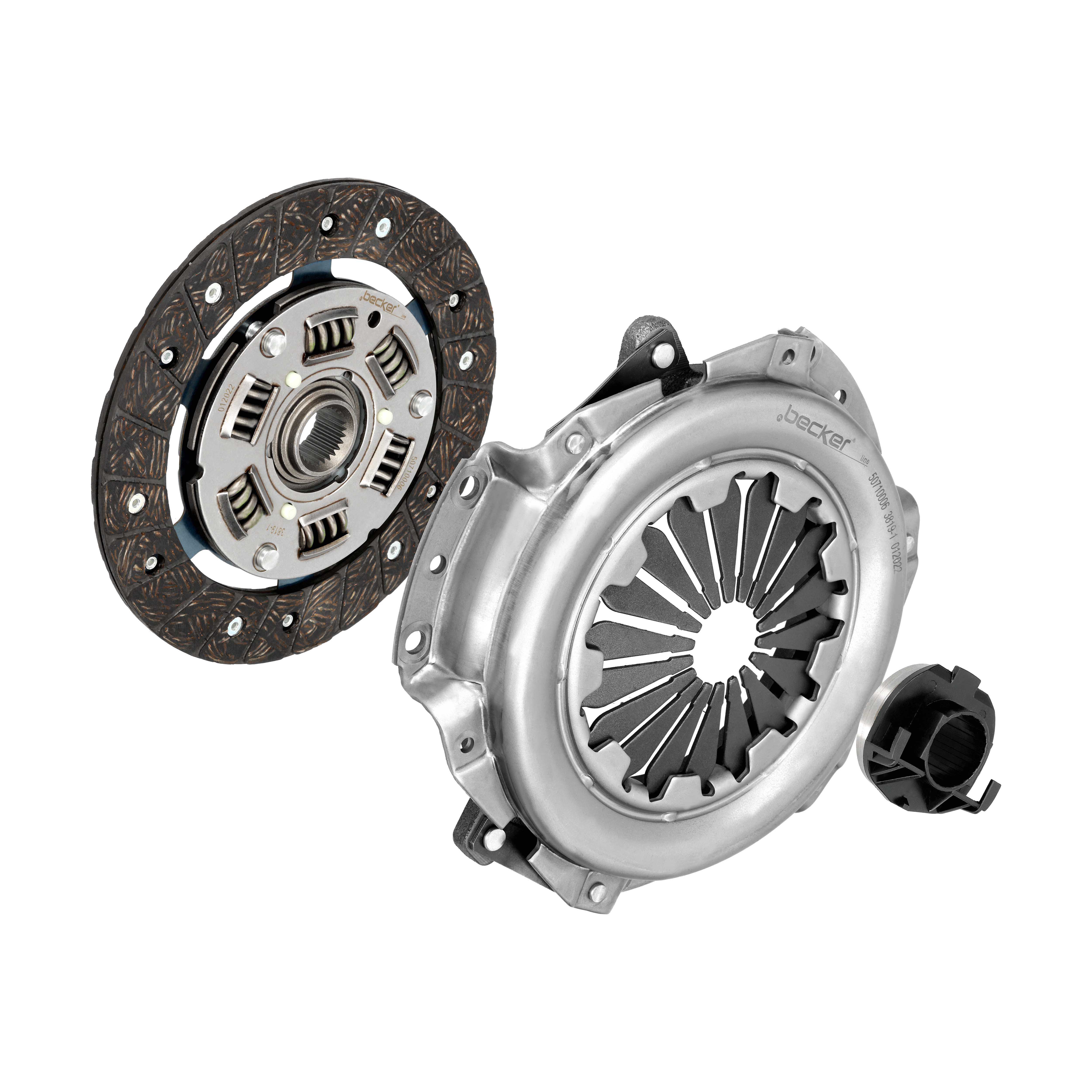 F.BECKER Koblingssæt 50710006 for OPEL VOLVO RENAULT MITSUBISHI DACIA NISSAN