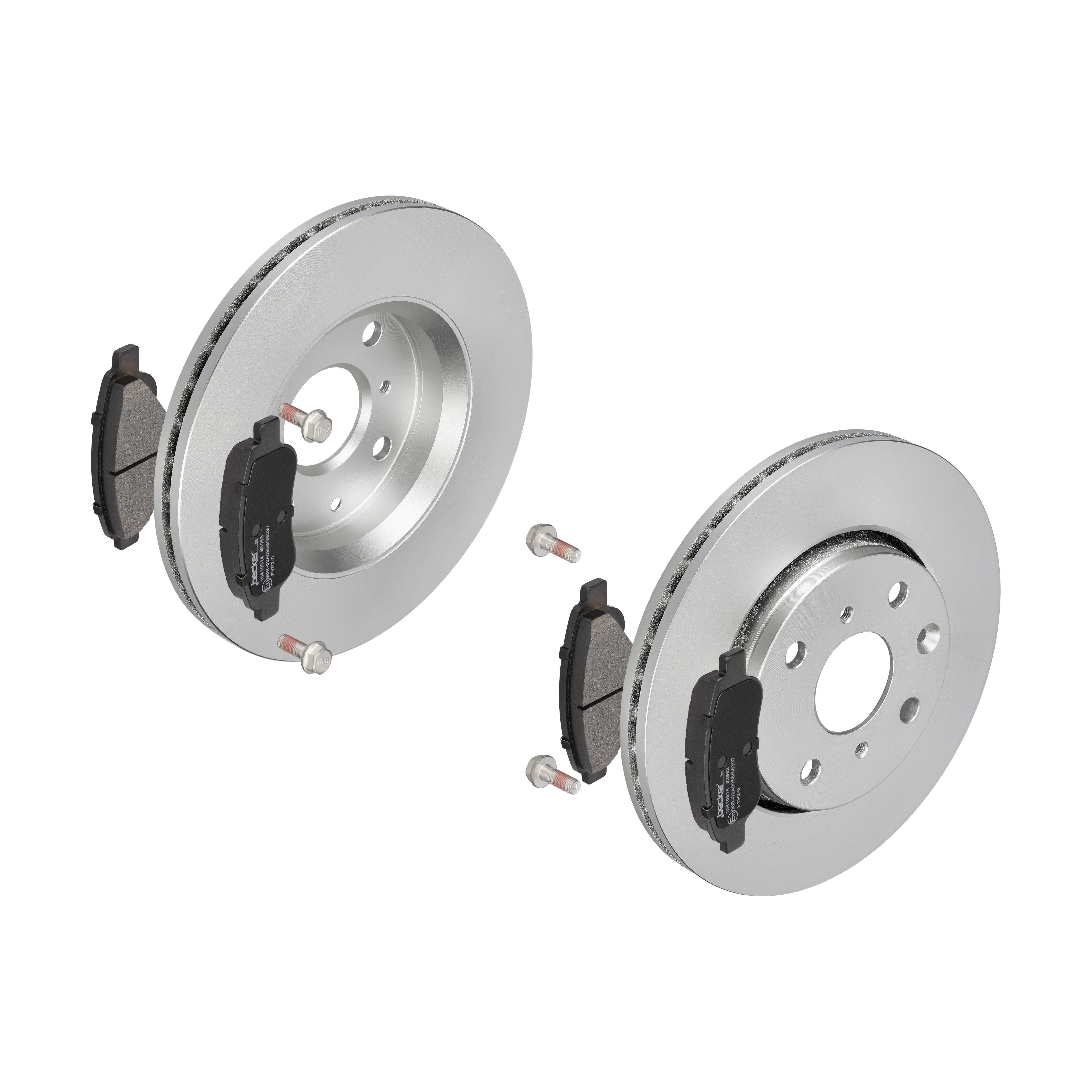 F.BECKER Bremsesæt, skivebremser 13810005 foraksel ventileret 247mm 20mm for PEUGEOT CITROËN TOYOTA
