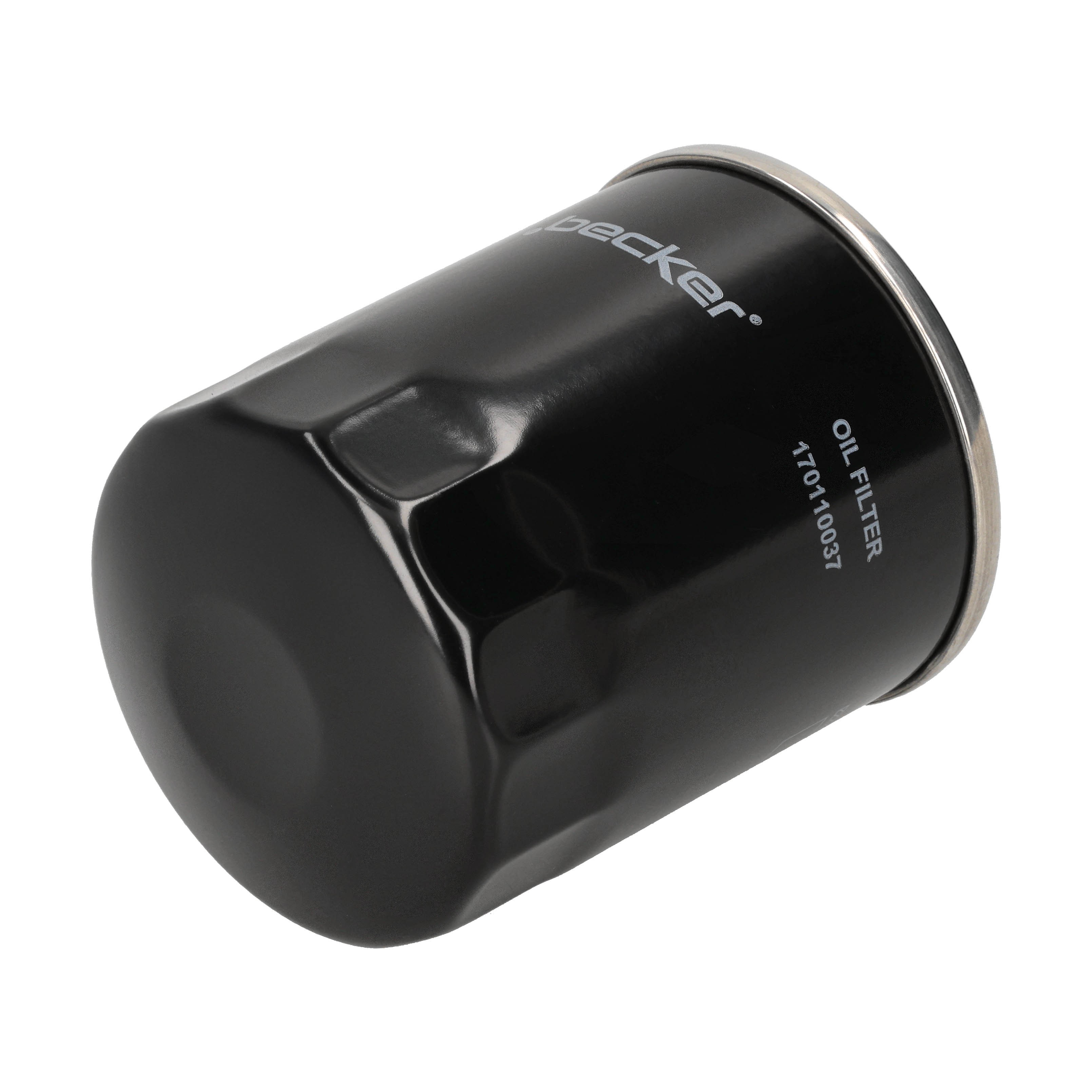F.BECKER Oliefilter 170110037 Påskruet 90mm M20x1.5 for GENERAL MOTORS OPEL ONAN FORD VOLVO VAUXHALL ISUZU RENAULT TOYOTA SUBARU HYUNDAI HONDA MAZDA