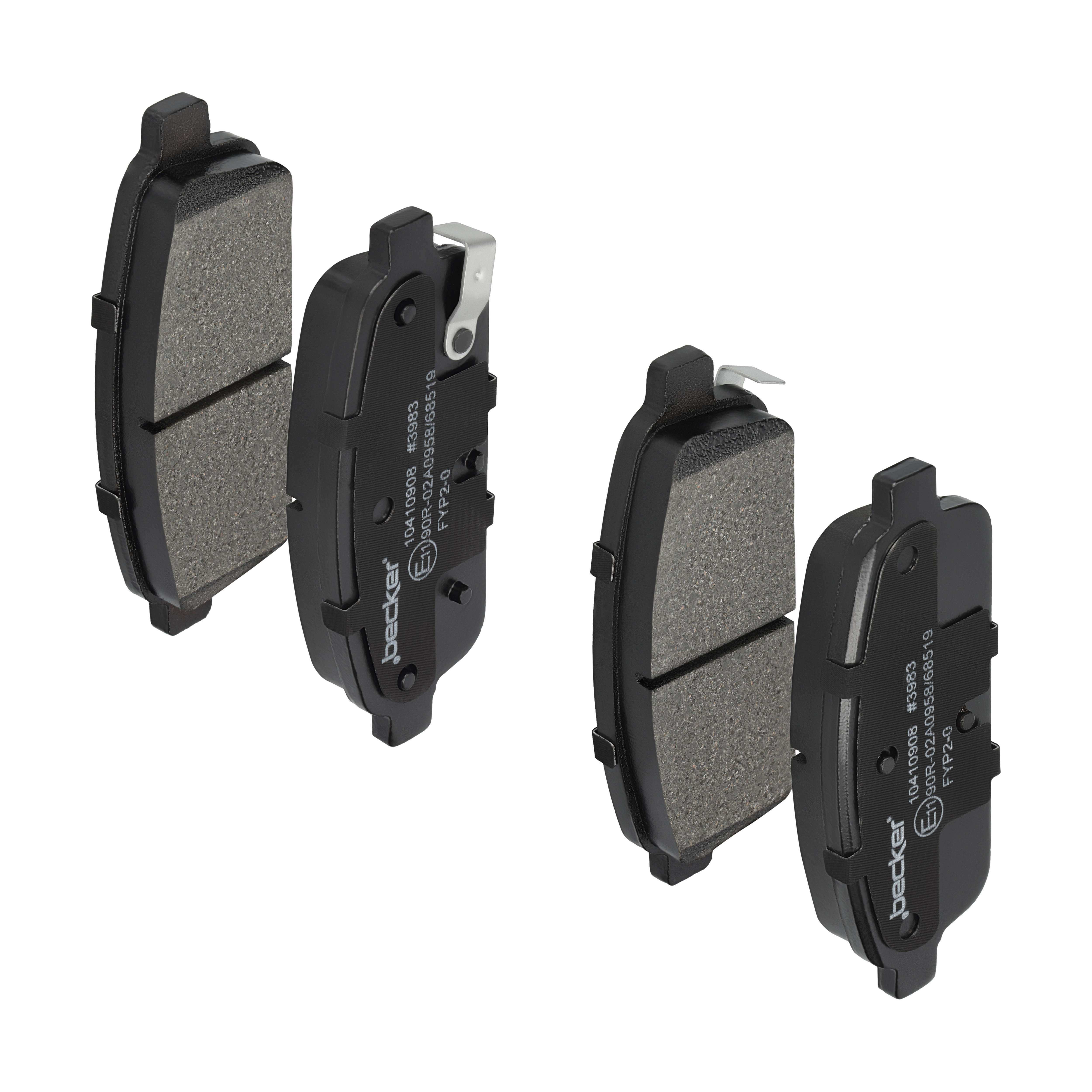 F.BECKER Bremseklodser 10410908 for OPEL VAUXHALL CHEVROLET