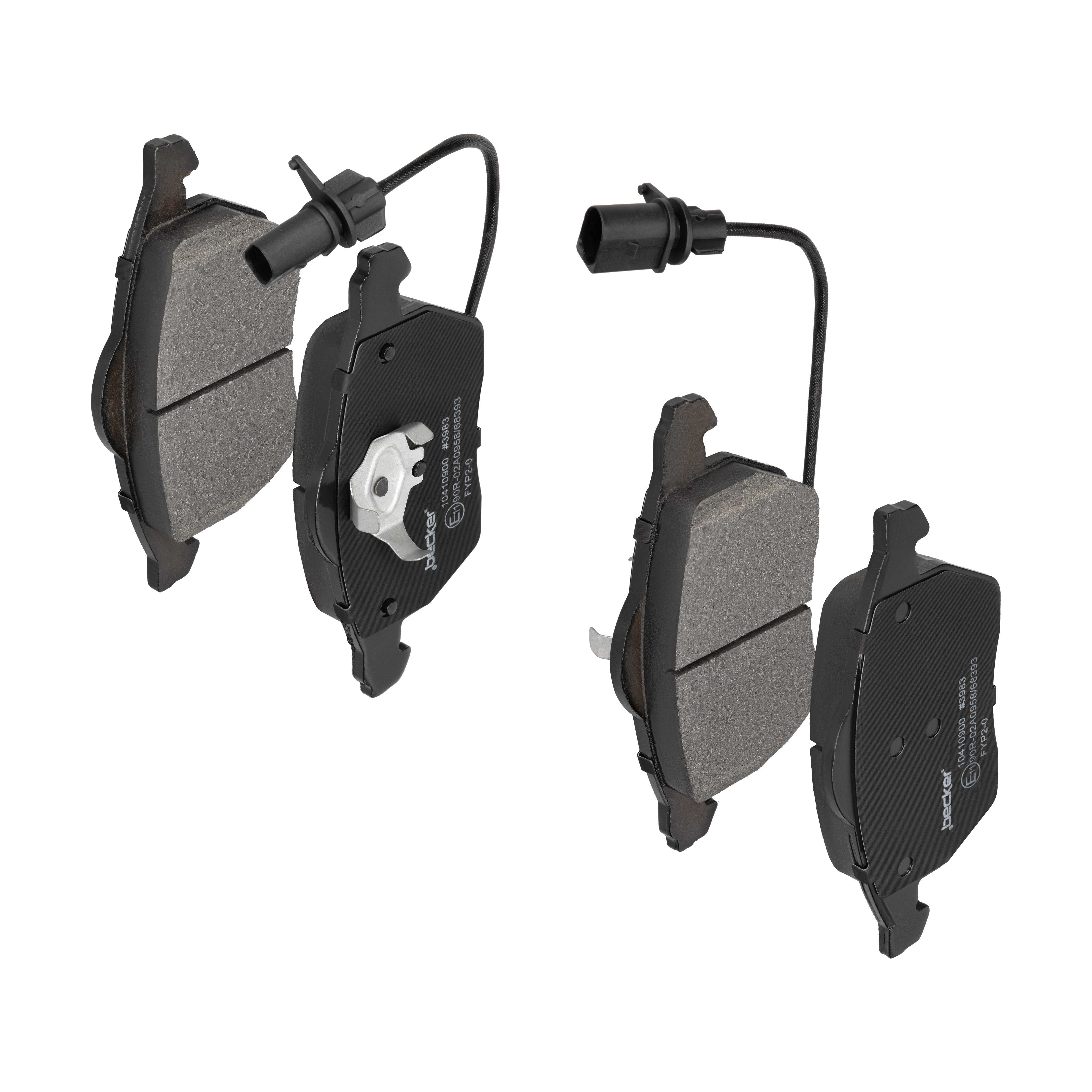 F.BECKER Bremseklodser 10410900 for SEAT VW AUDI