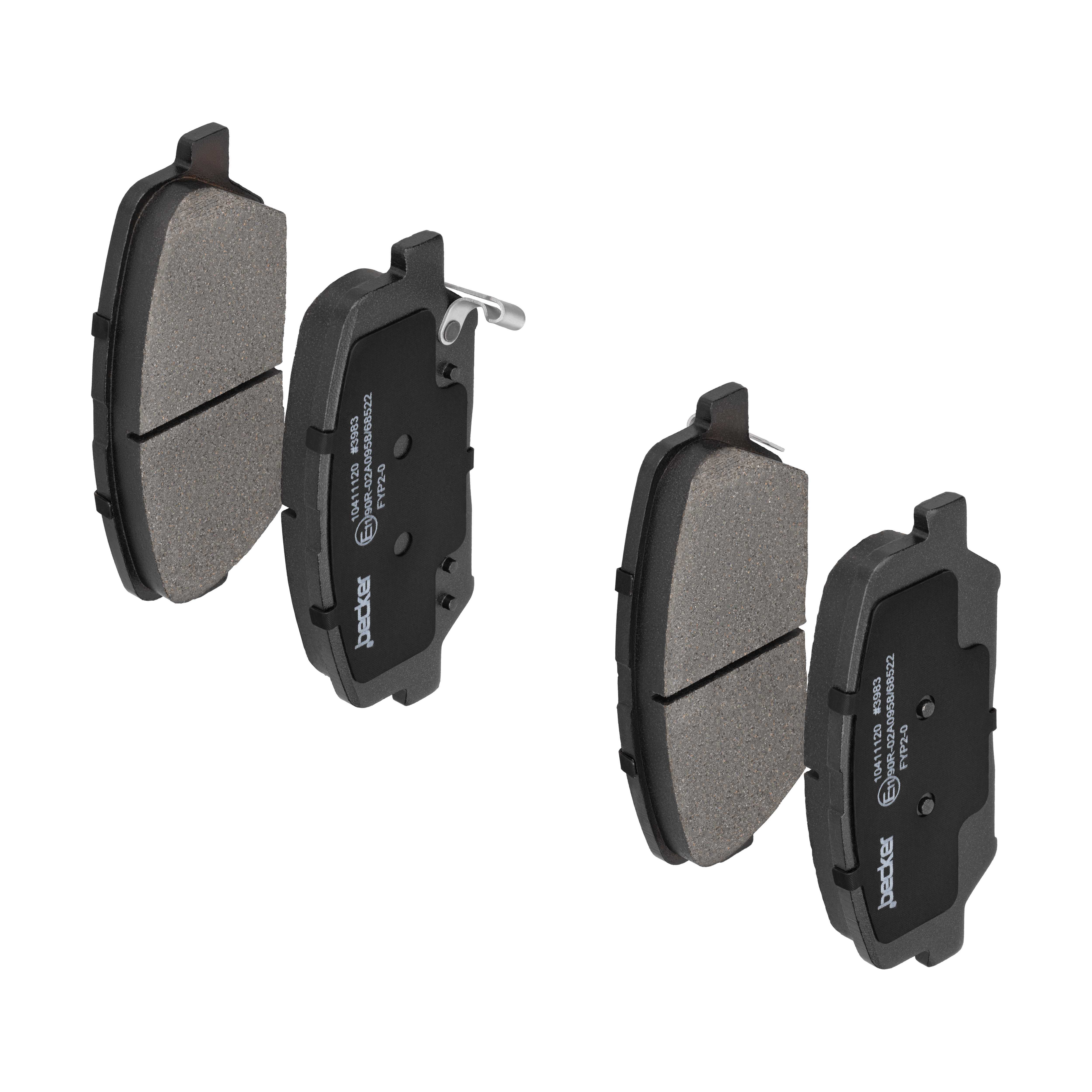 F.BECKER Bremseklodser 10411120 for HYUNDAI KIA