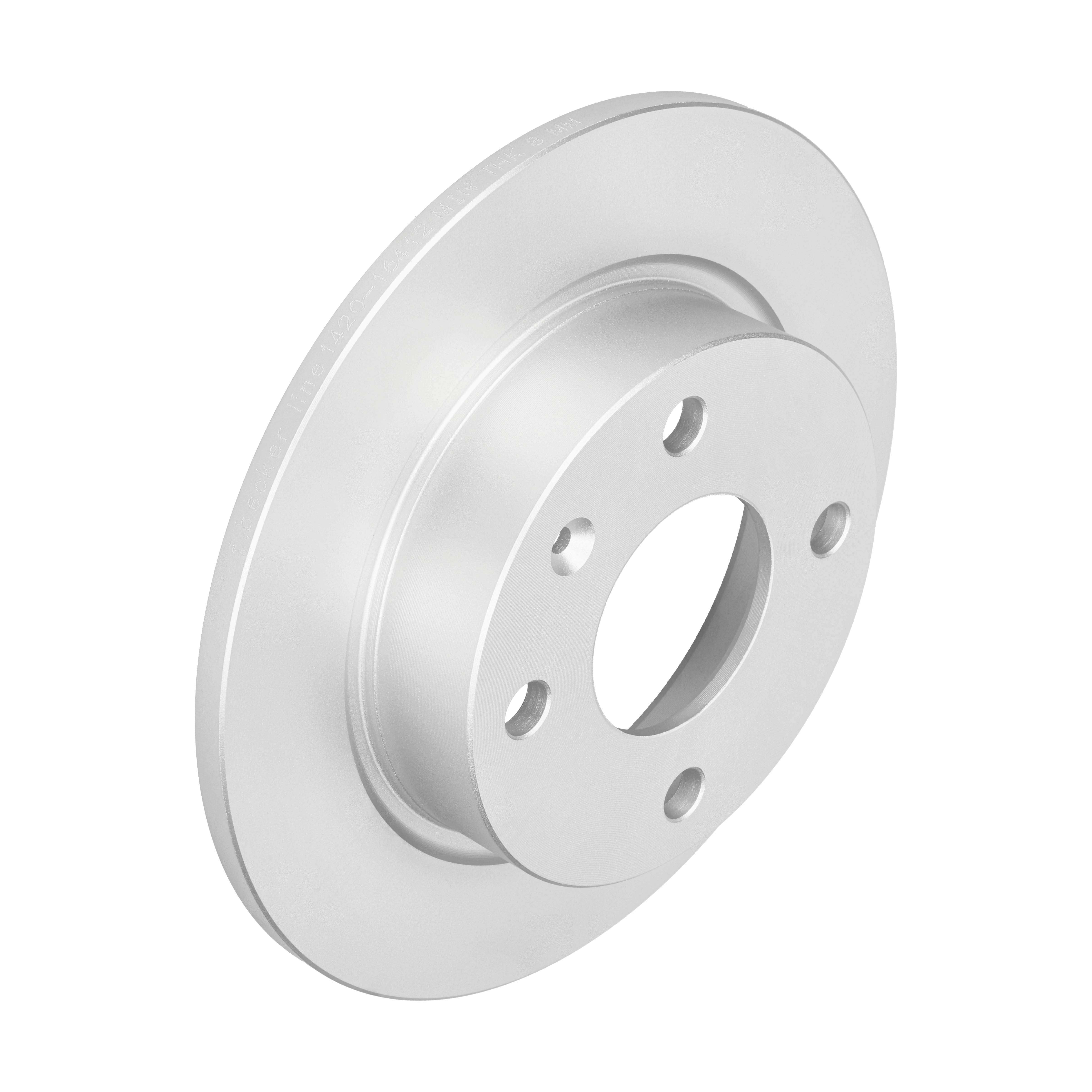 F.BECKER Bremseskive 10210153 fuld 239,7mm 10mm for FORD