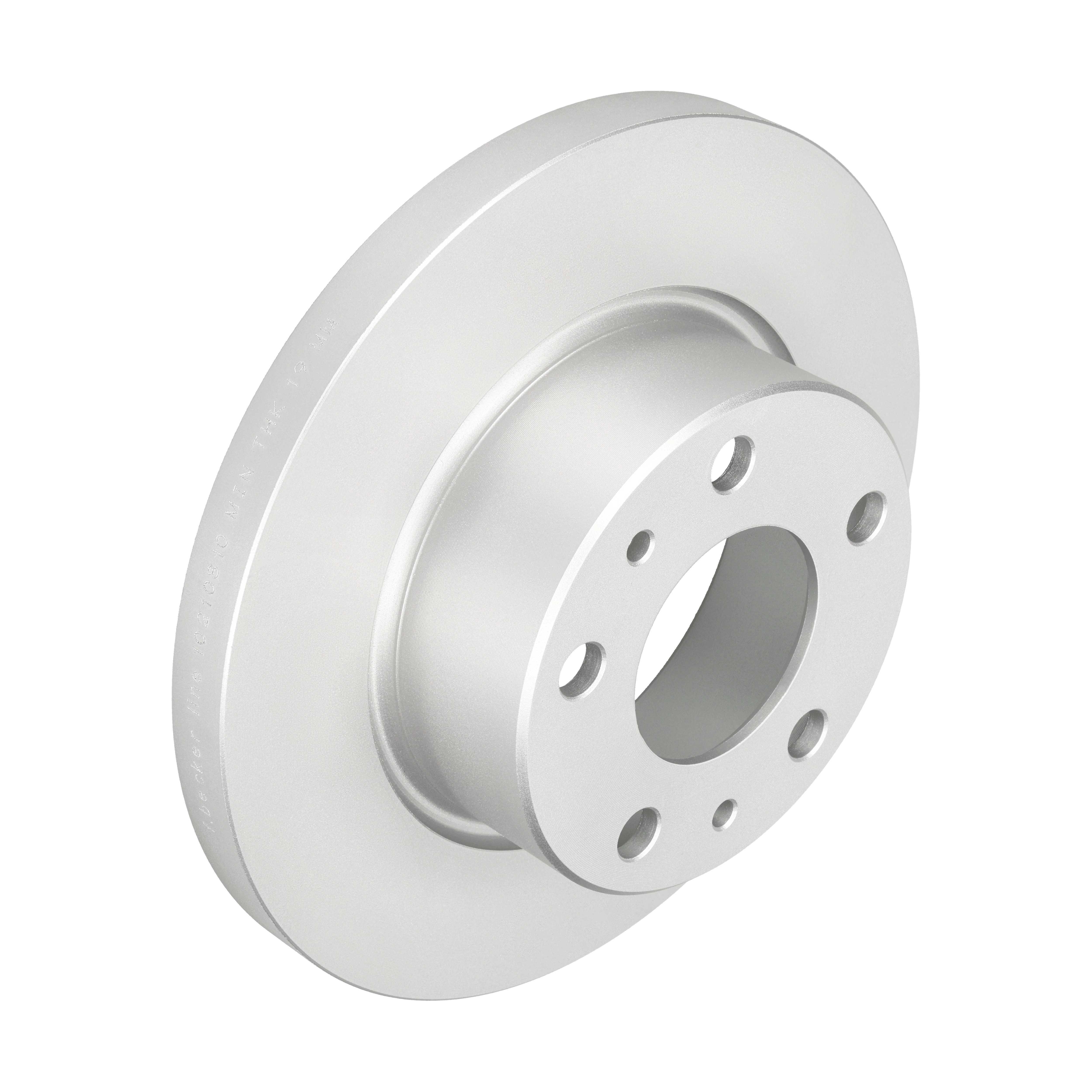 F.BECKER Bremseskive 10210810 fuld 276mm 22mm for IVECO