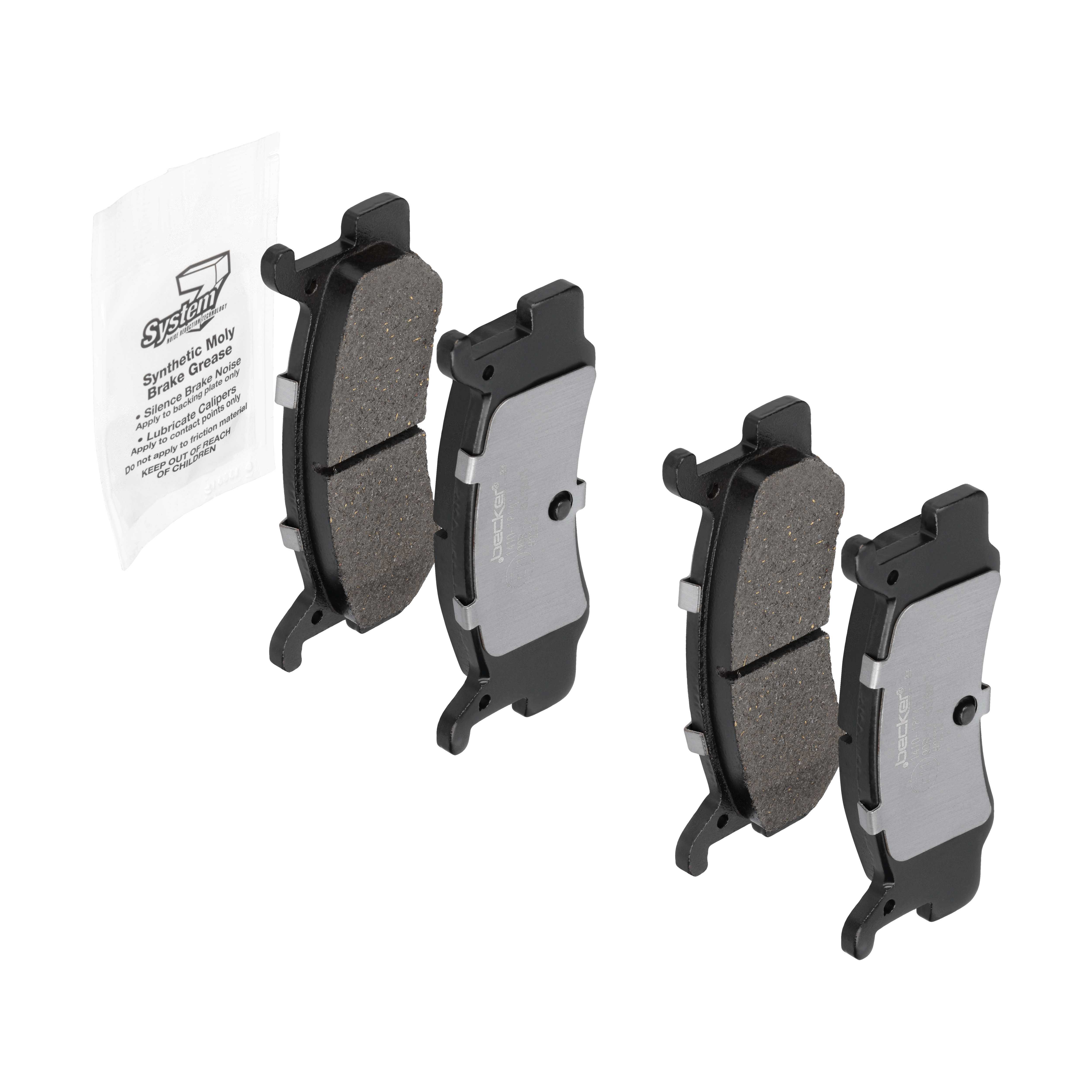 F.BECKER Bremseklodser 10410414 for MAZDA DAIHATSU