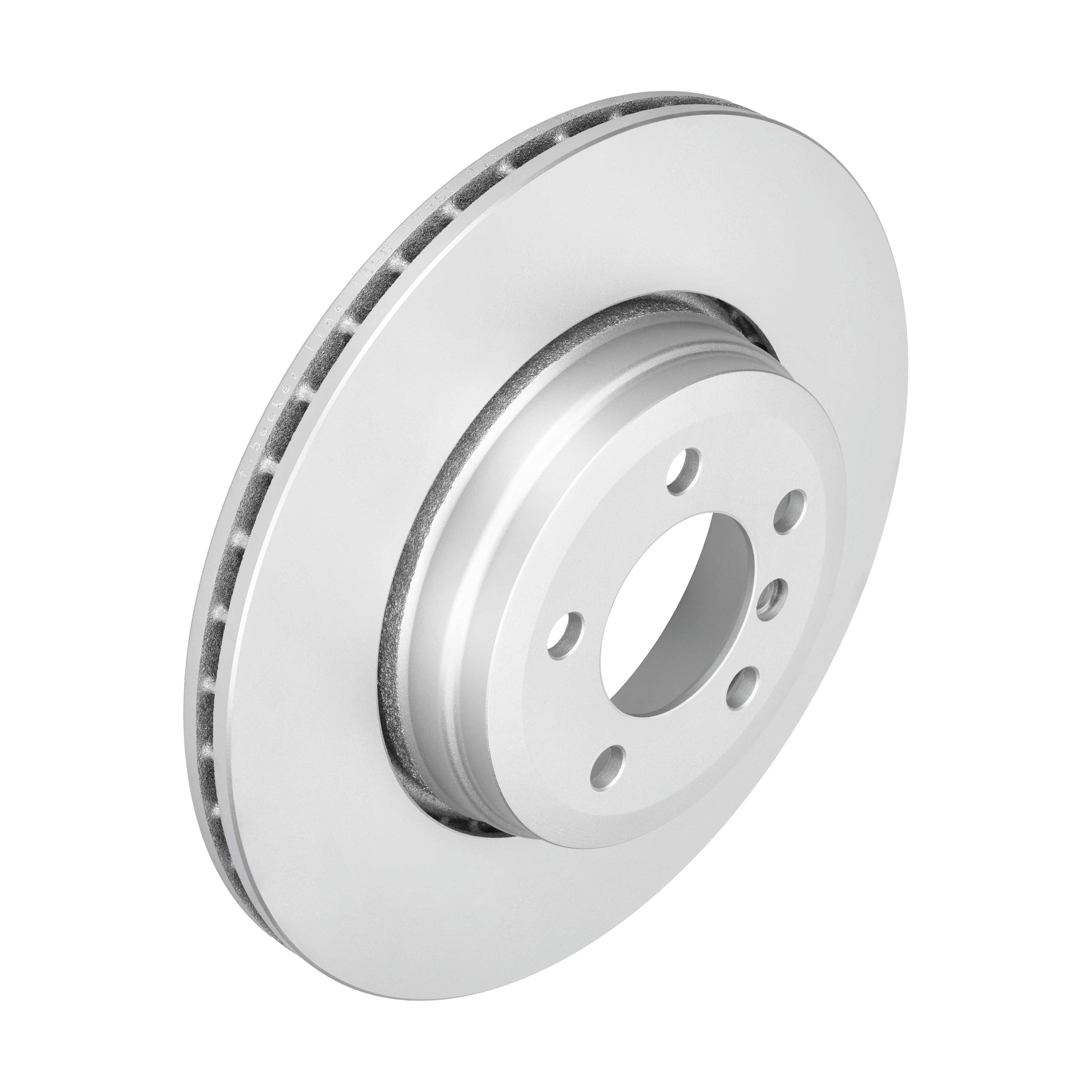 F.BECKER Bremseskive 10210723 ventileret 345mm 24mm for BMW