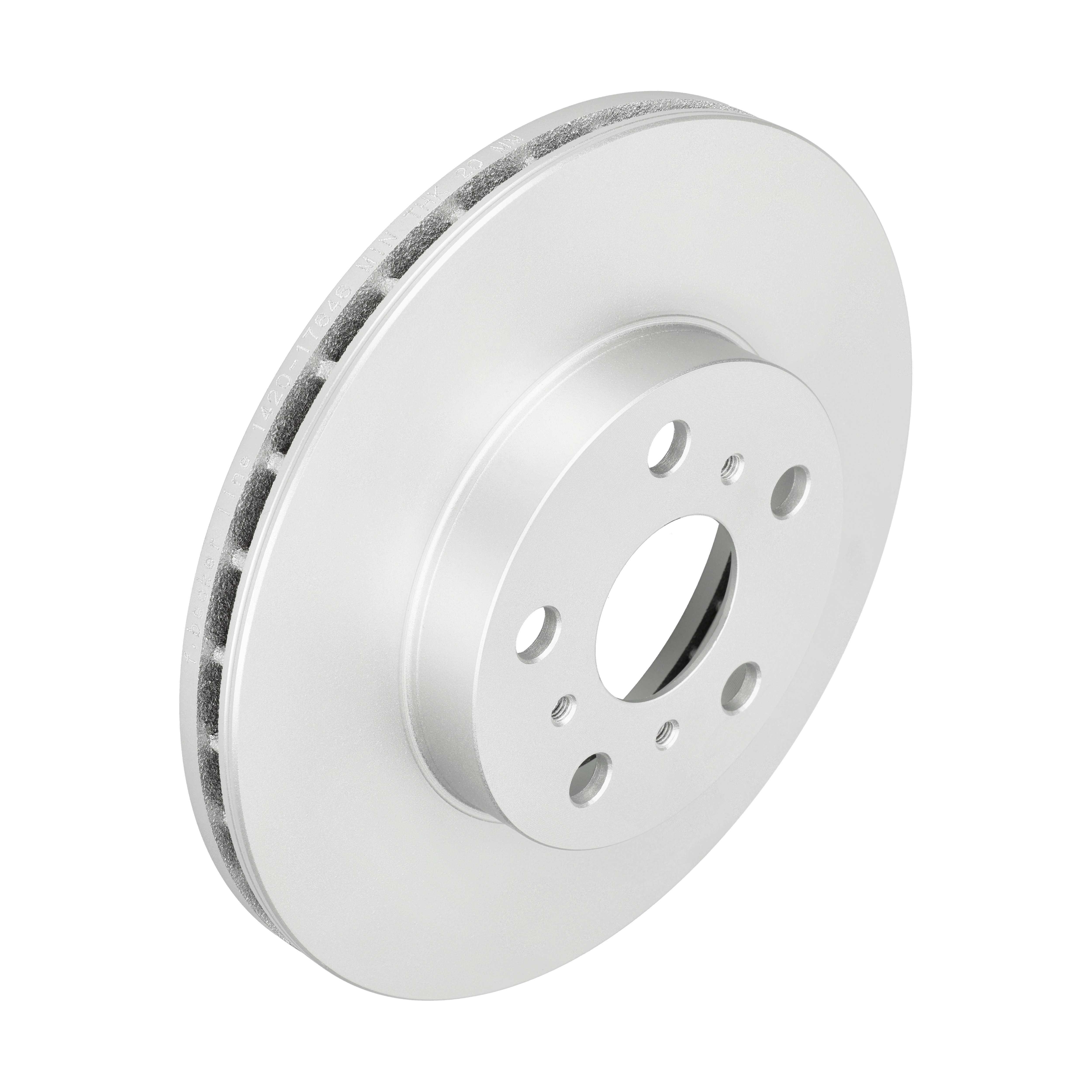 F.BECKER Bremseskive 10210717 ventileret 255mm 22mm for TOYOTA