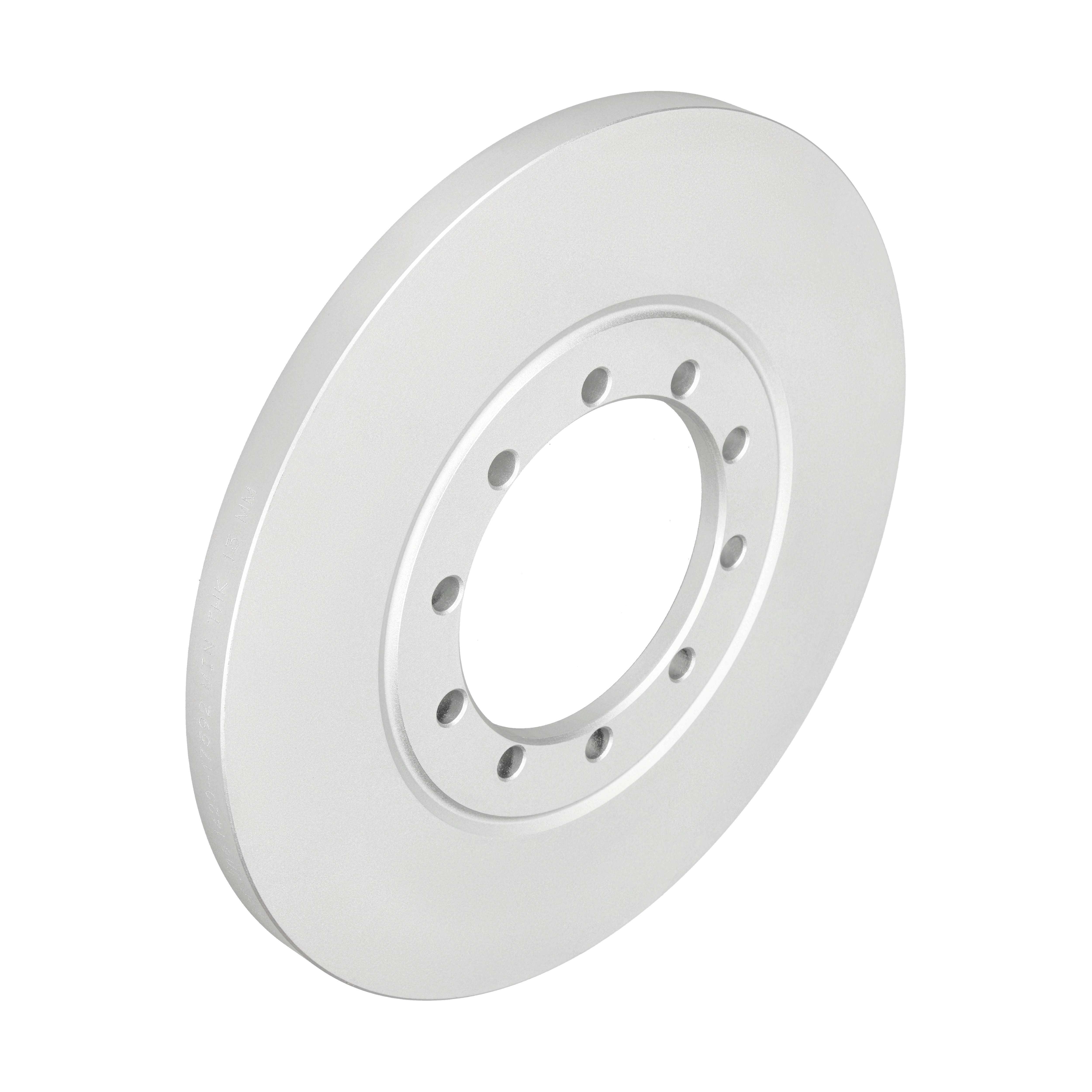 F.BECKER Bremseskive 10210663 fuld 280mm 16mm for FORD