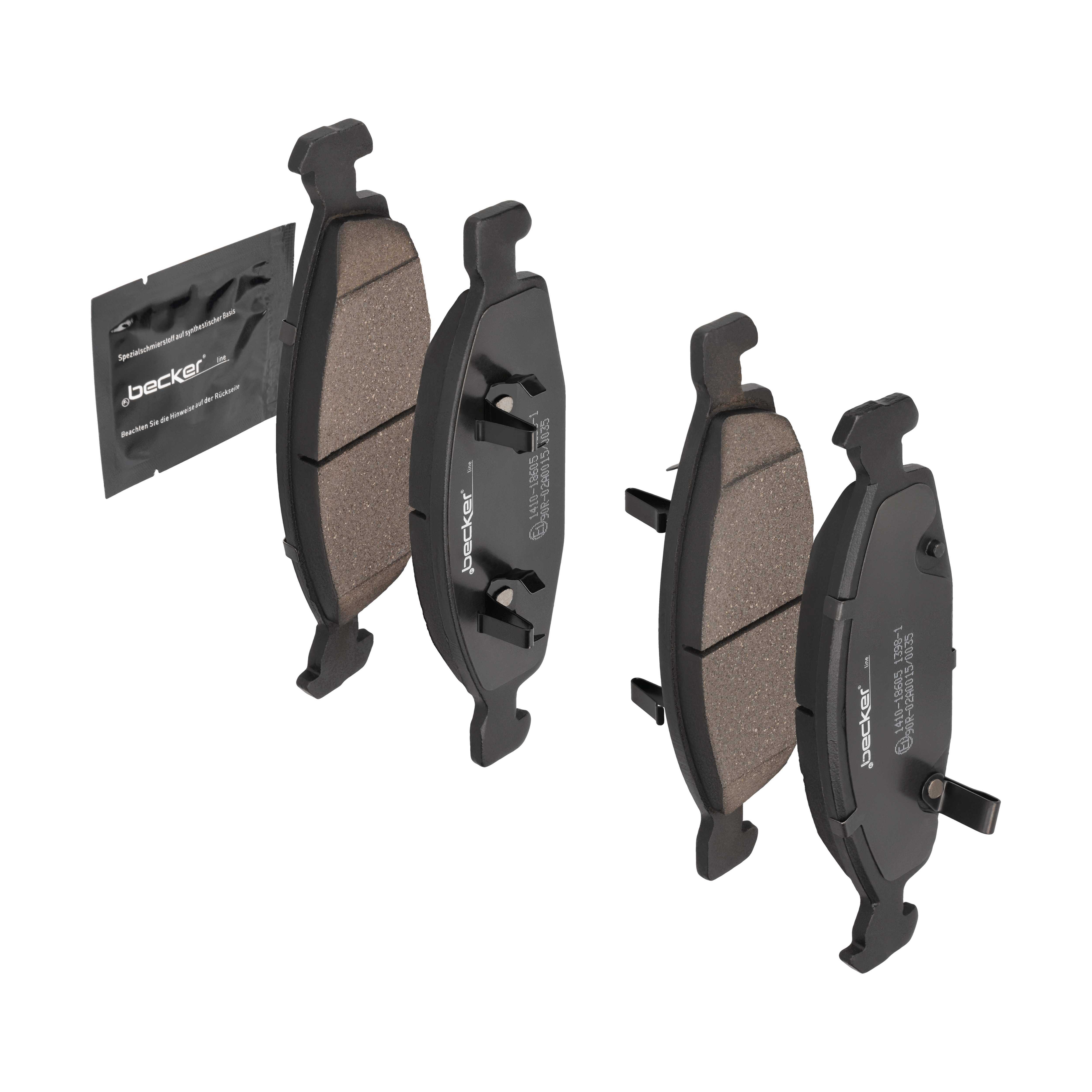 F.BECKER Bremseklodser 10410579 for JEEP