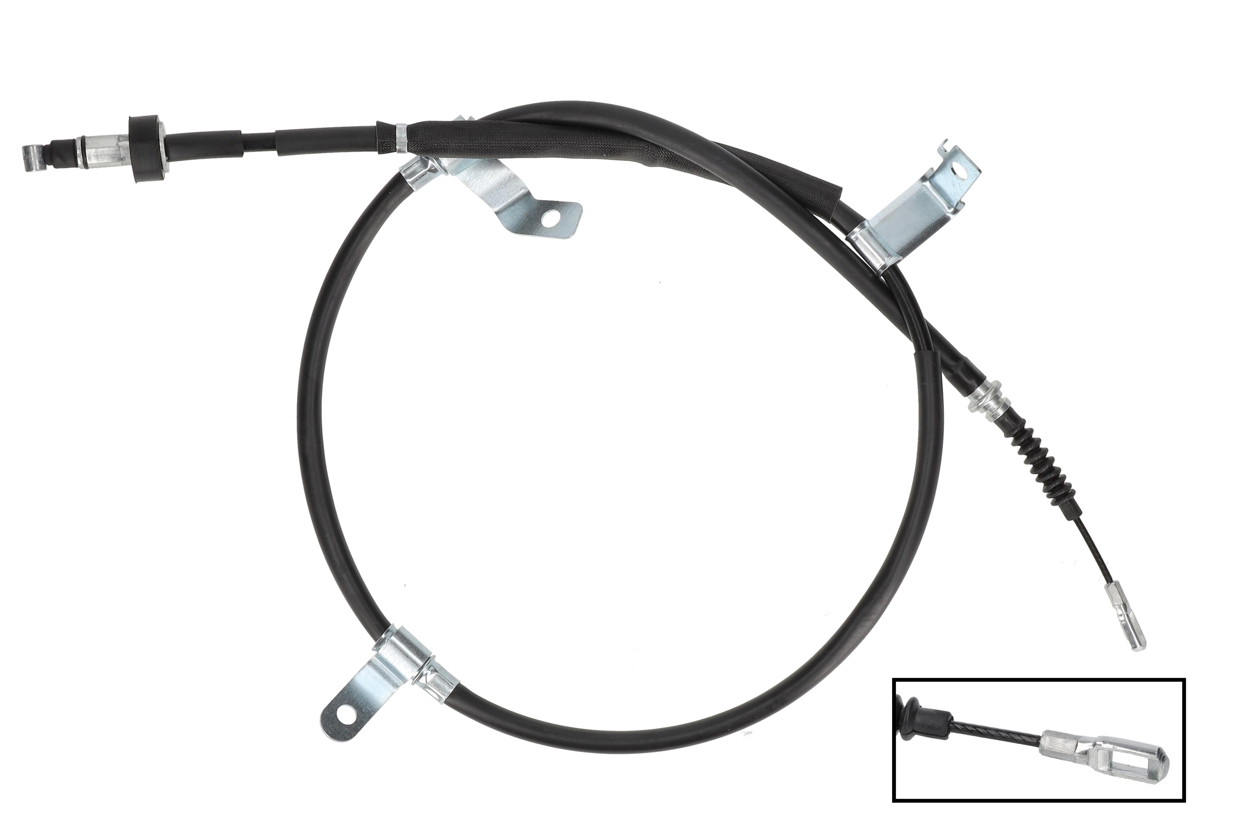 F.BECKER Håndbremsekabel 11810646 bagved til højre for HYUNDAI