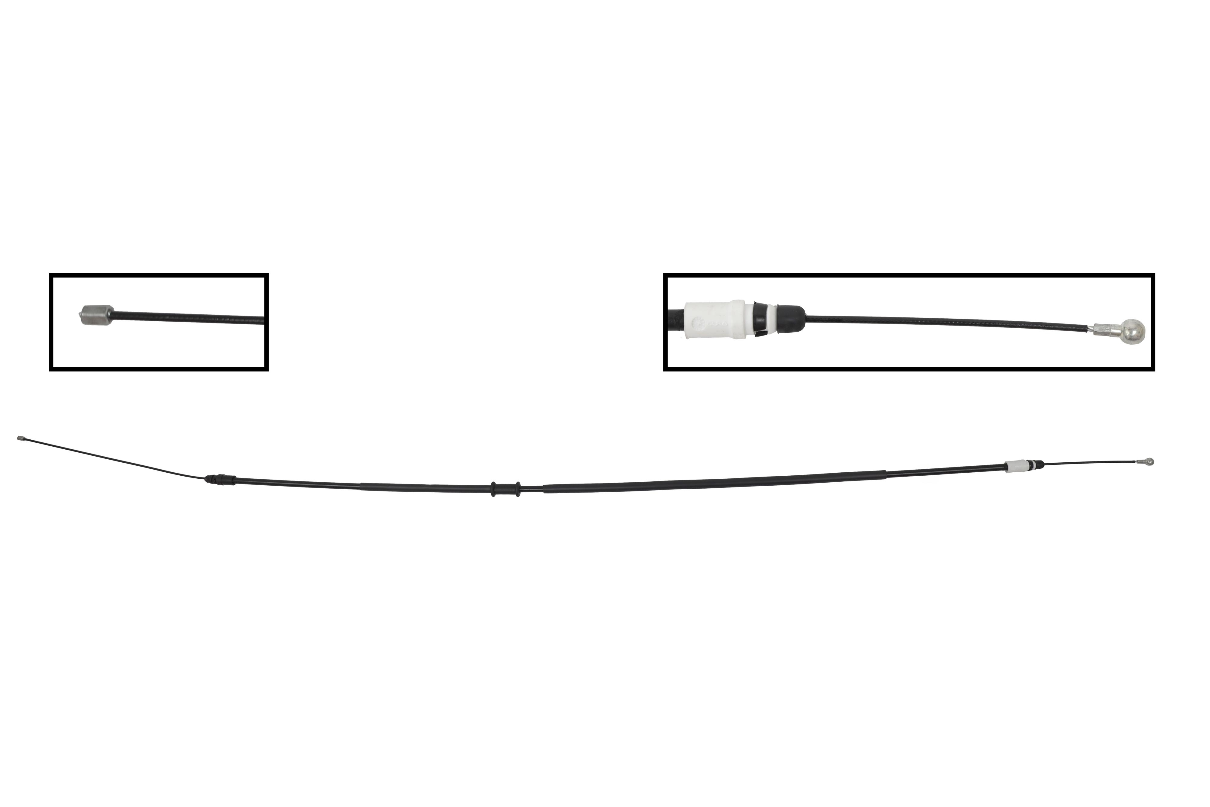 F.BECKER Håndbremsekabel 11810667 bagved til højre for OPEL RENAULT
