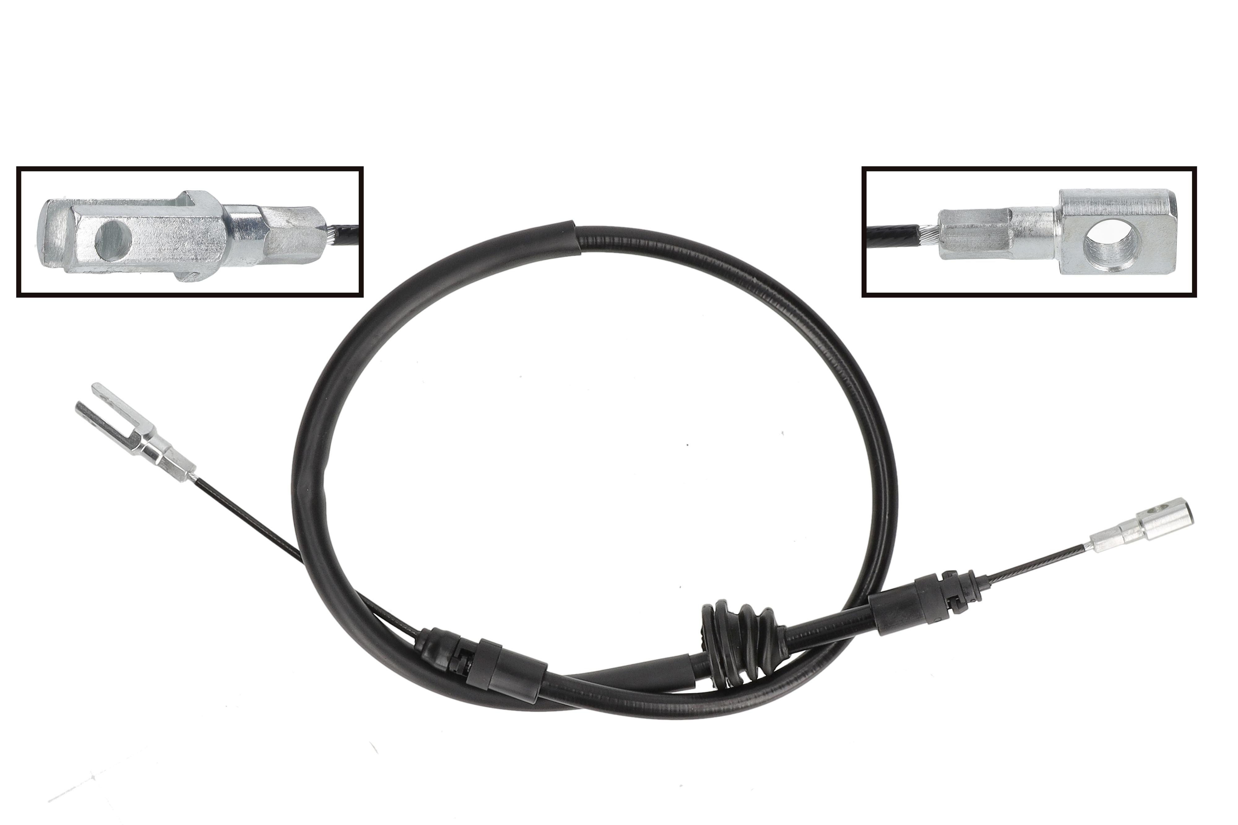 F.BECKER Håndbremsekabel 11810726 bagved til højre for OPEL RENAULT NISSAN