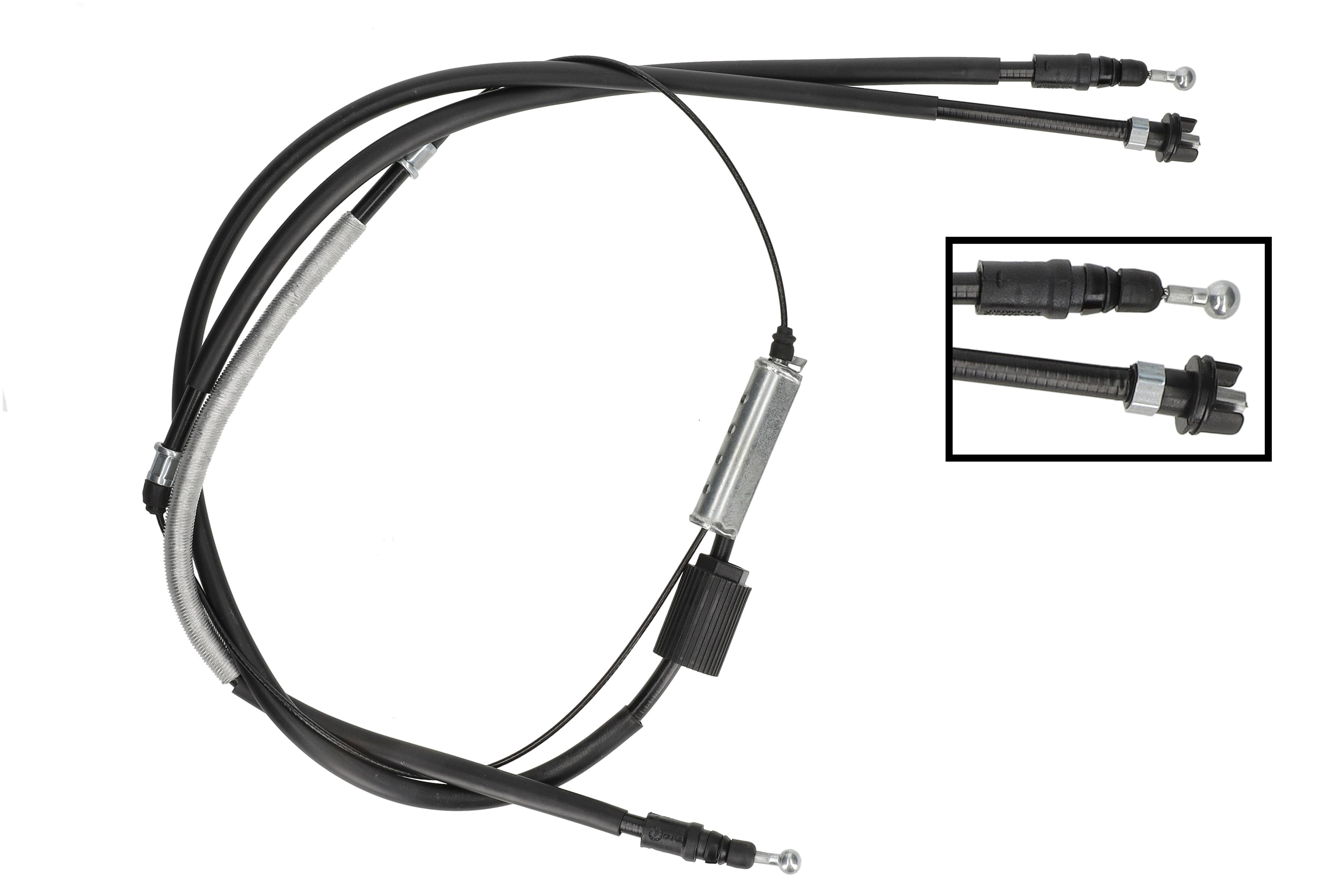 F.BECKER Håndbremsekabel 11810741 bagved til højre for OPEL