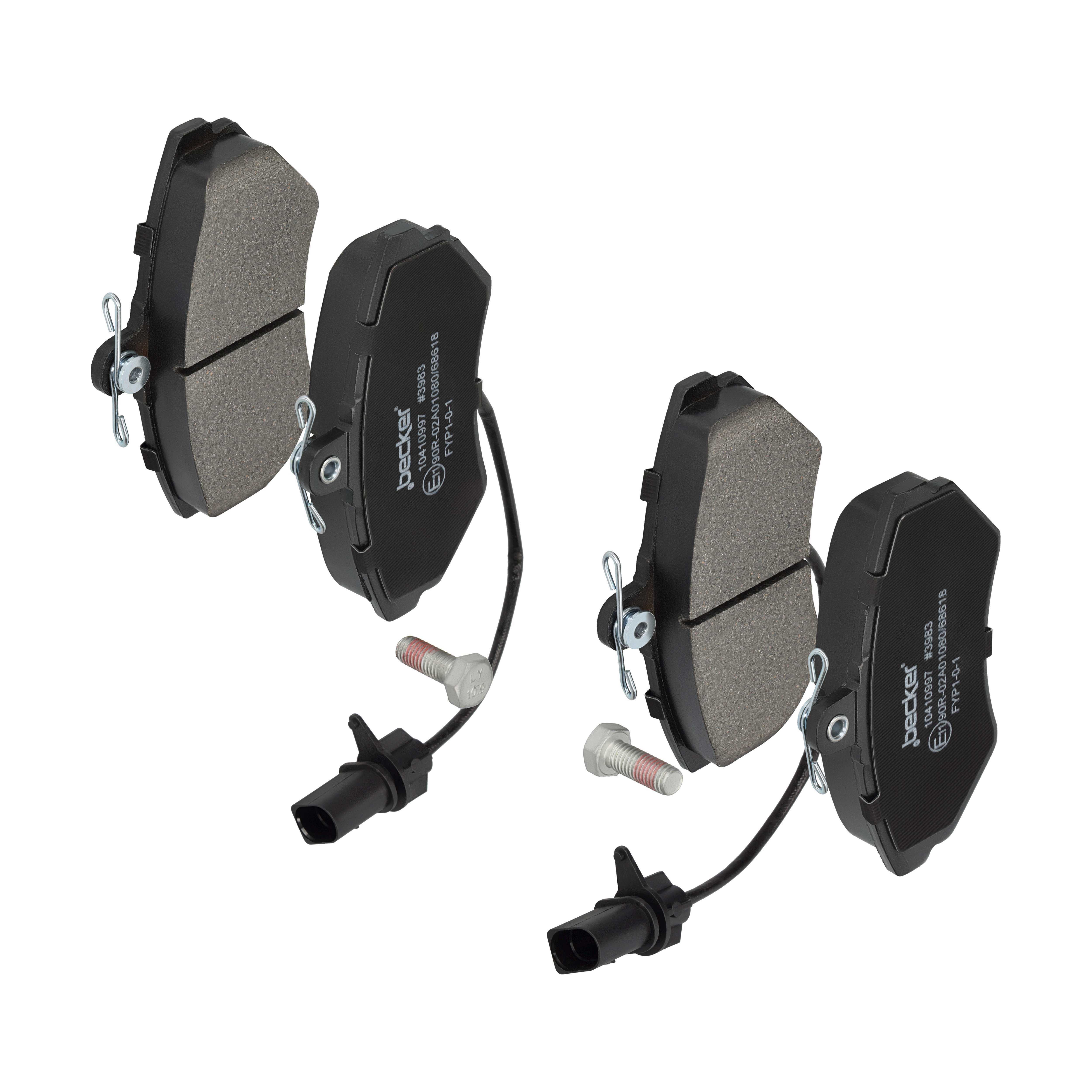 F.BECKER Bremseklodser 10410997 for SEAT VW