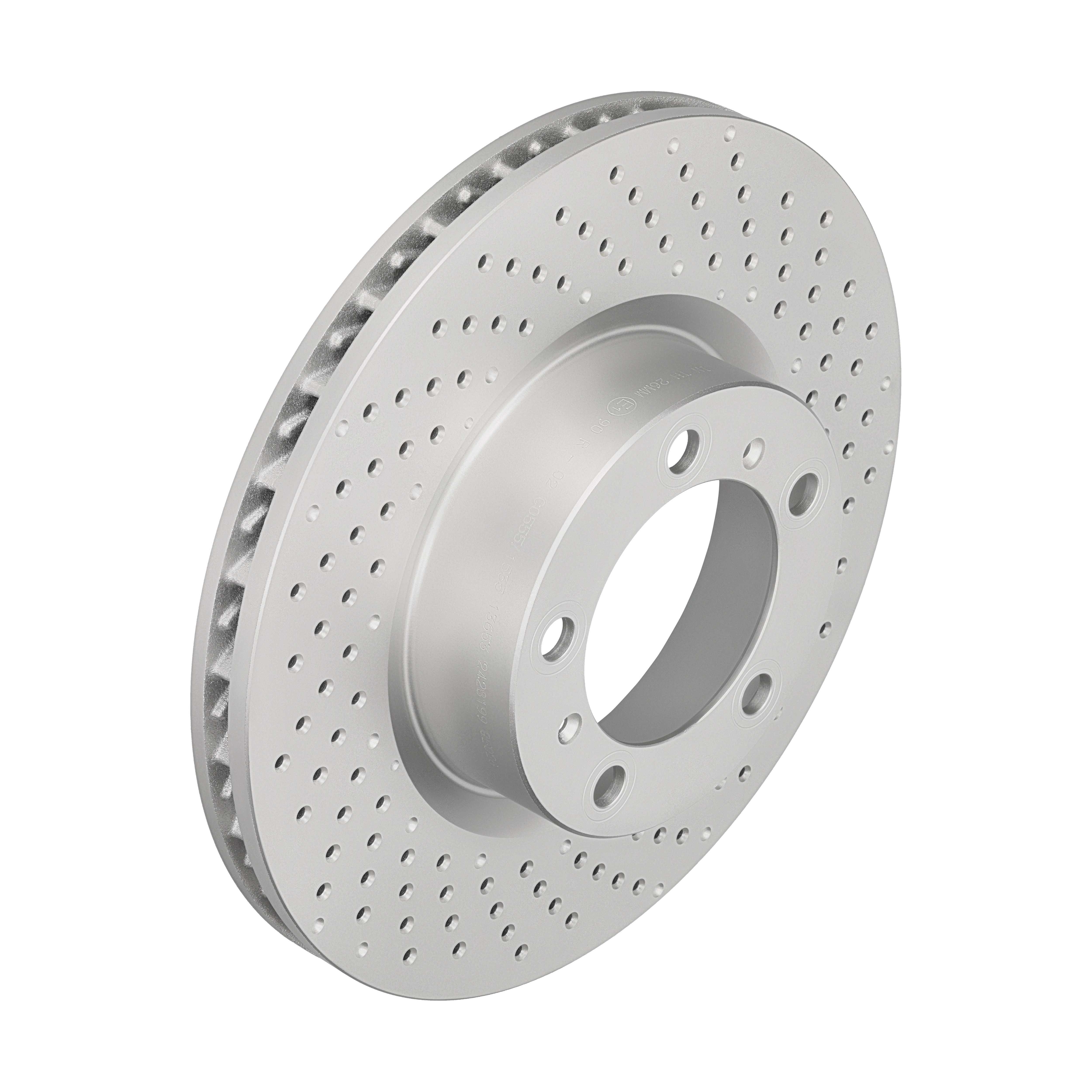 F.BECKER Bremseskive 10212963 perforeret 330mm 28mm for PORSCHE