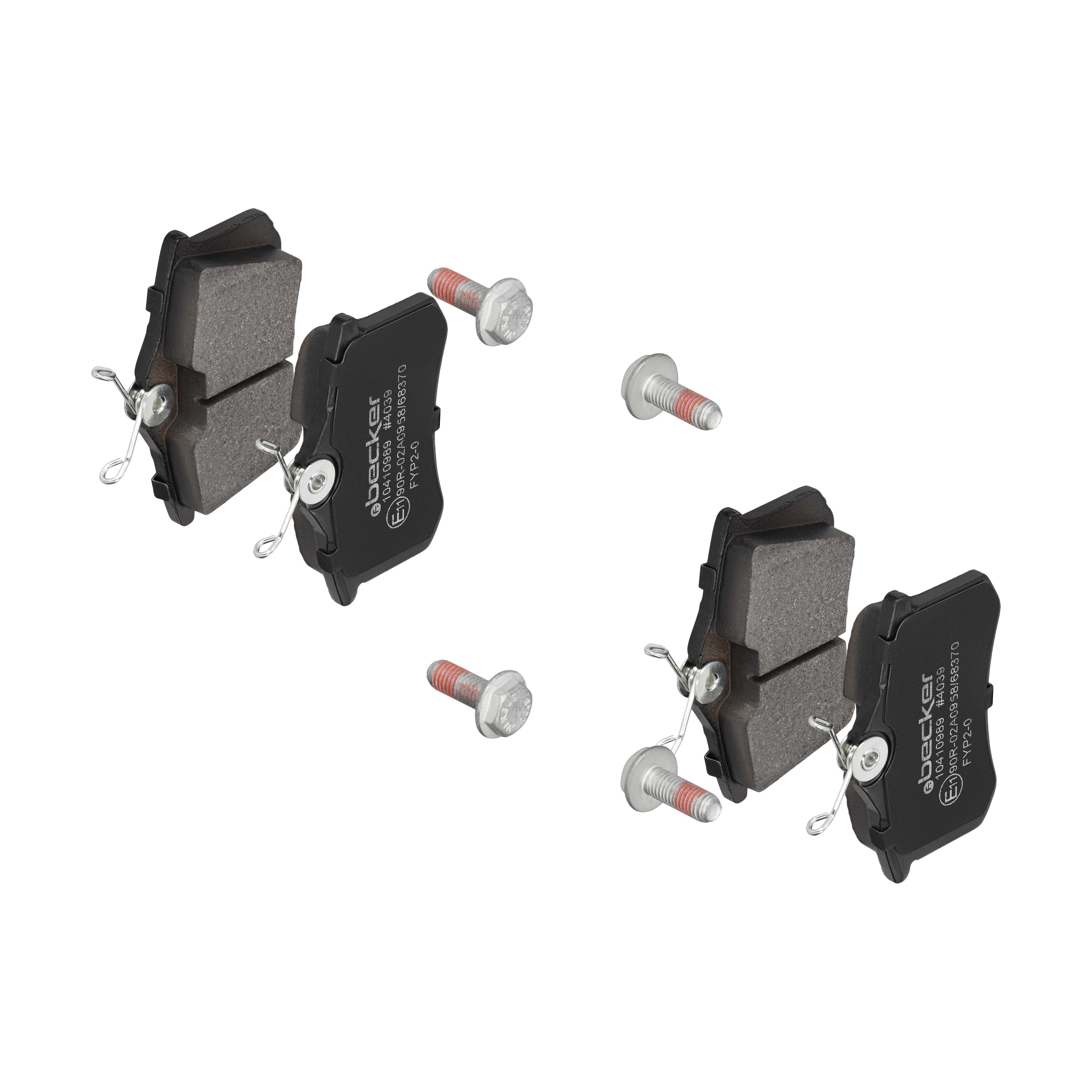 F.BECKER Bremseklodser 10410989 for CITROËN PEUGEOT FORD VAUXHALL MG (SAIC) ROEWE (SAIC) BAIC VW SKODA VAG RENAULT AUDI SEAT LANCIA FIAT GEELY