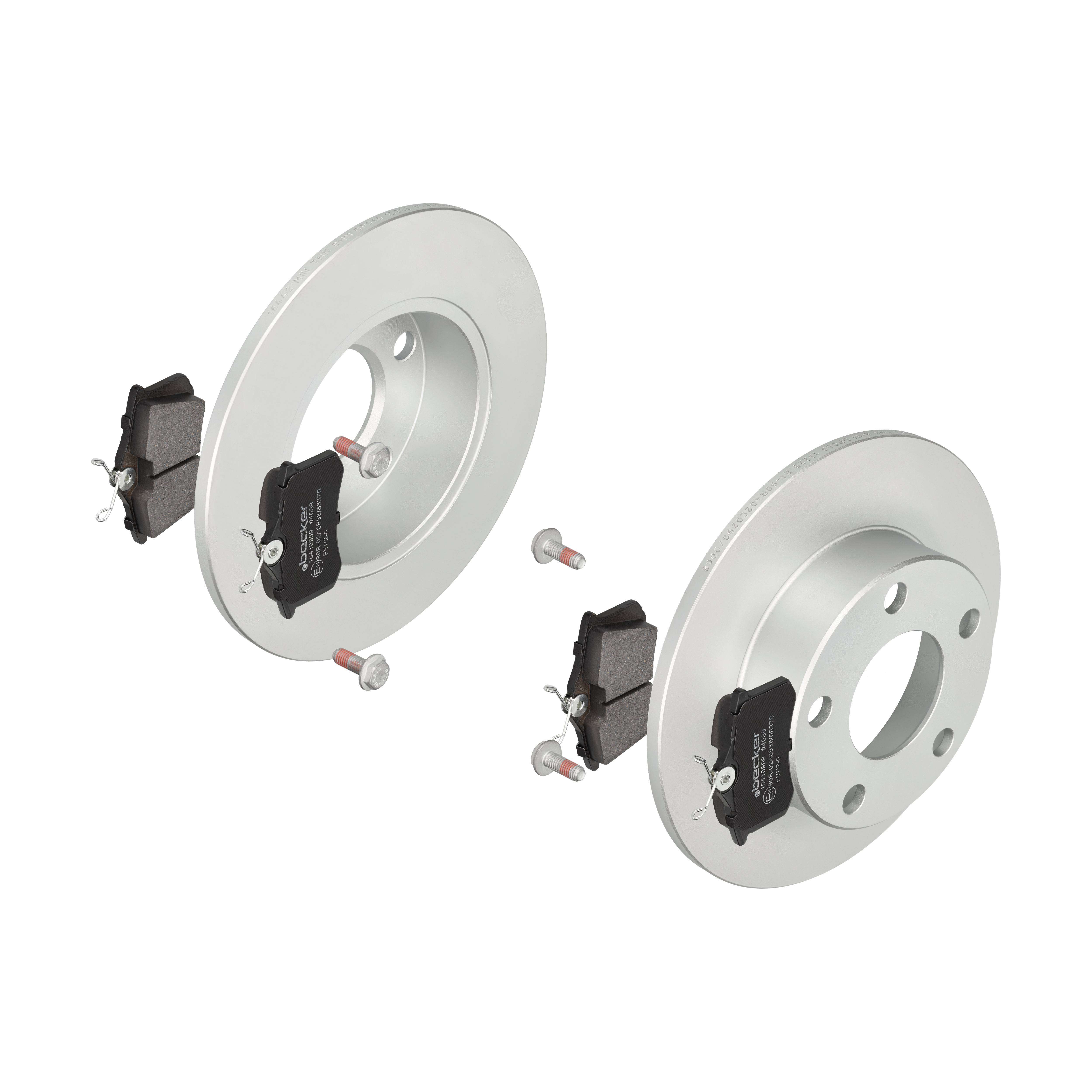 F.BECKER Bremsesæt, skivebremser 13810257 bagaksel fuld 245mm 10mm for PEUGEOT FORD LANCIA CITROËN SEAT VW AUDI FIAT VAG VW (FAW) SKODA (SVW)