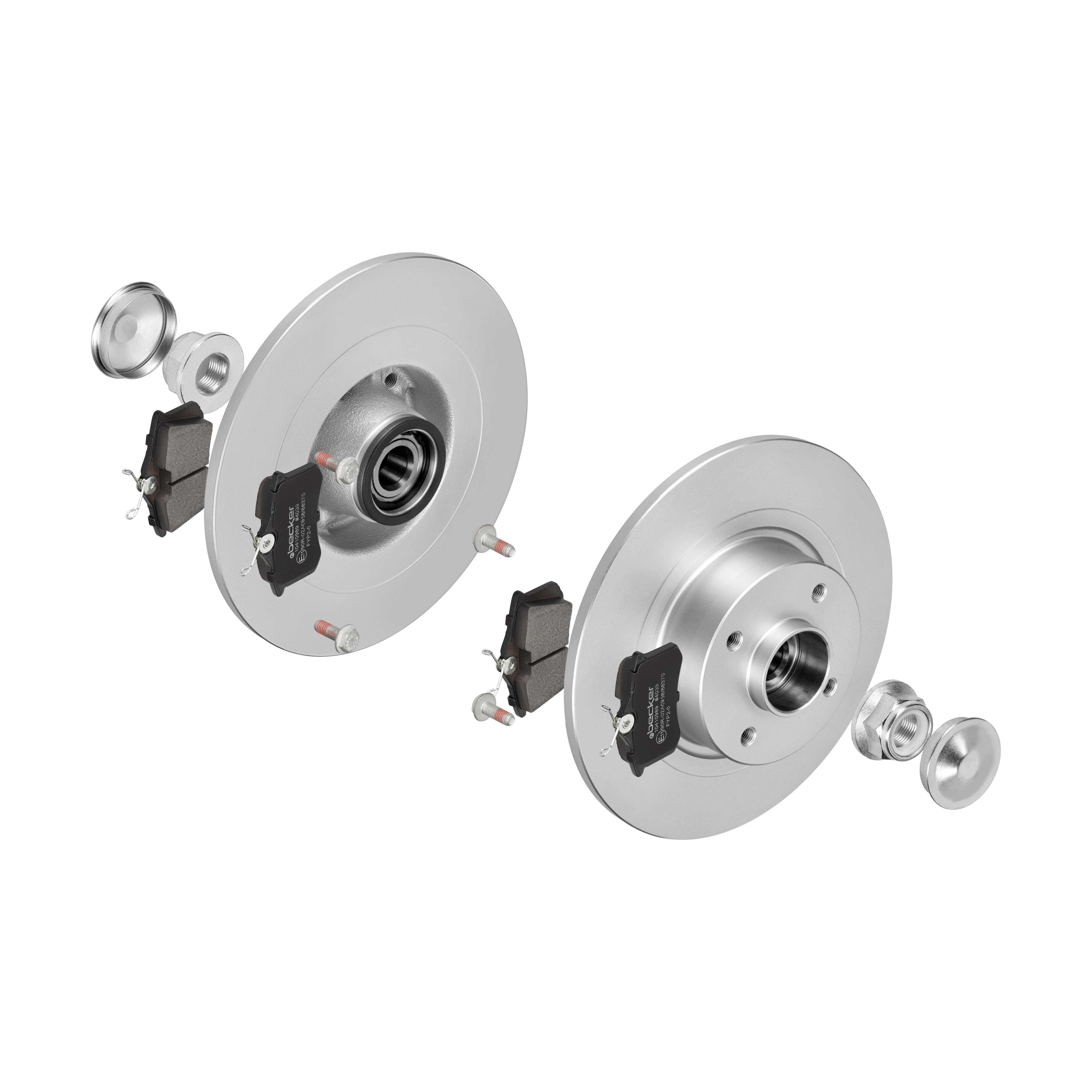 F.BECKER Bremsesæt, skivebremser 13810080 bagaksel fuld 270mm 10mm for DS PEUGEOT FORD OPEL CITROËN SEAT VW RENAULT TRUCKS AUDI RENAULT LANCIA FIAT
